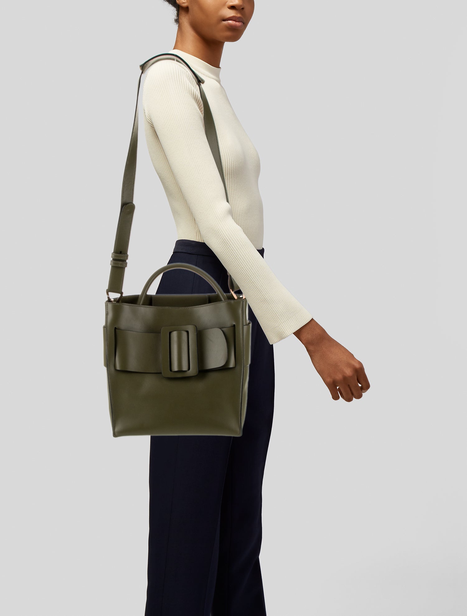 Boyy Leather Top Handle Bag