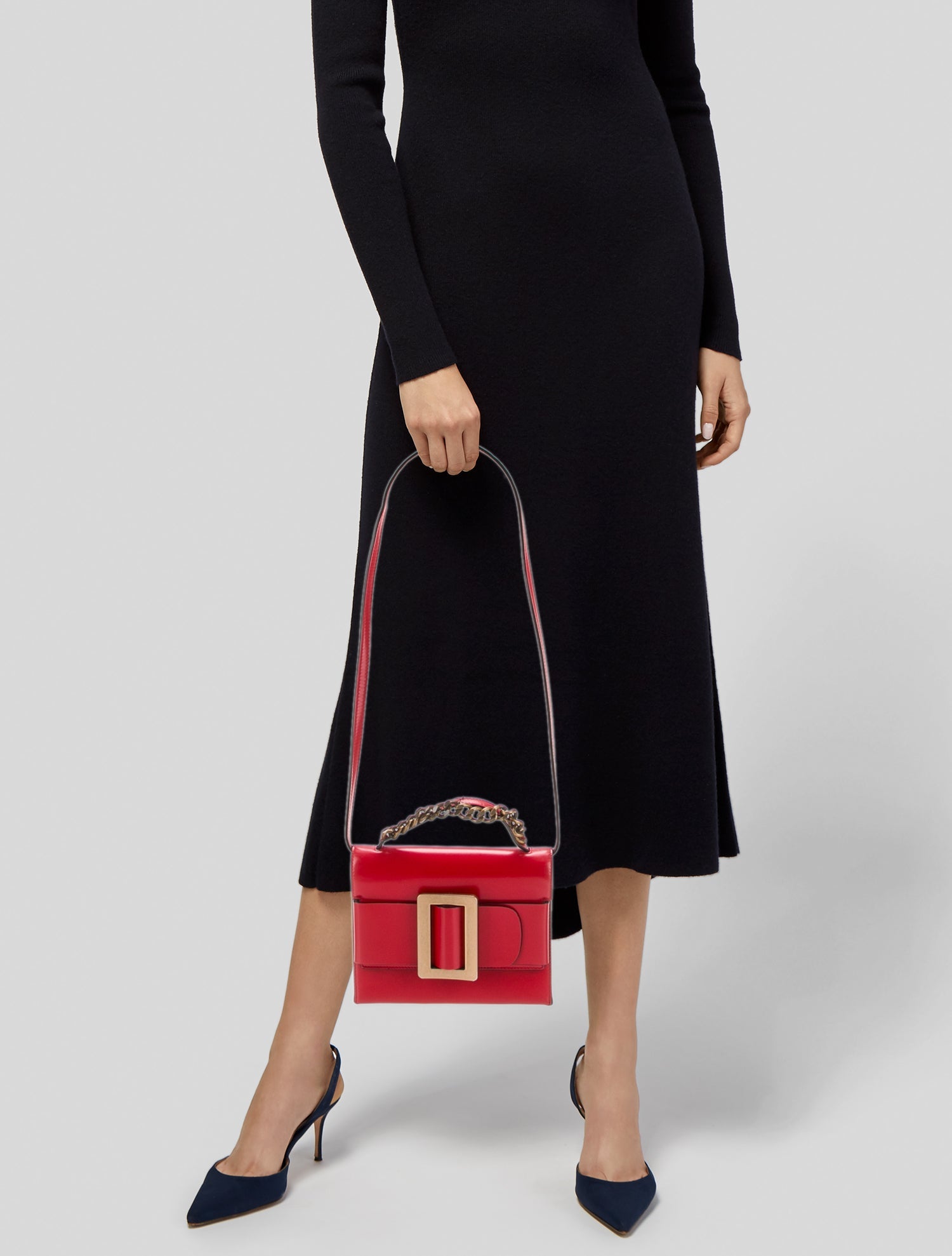 Boyy Leather Top Handle Bag