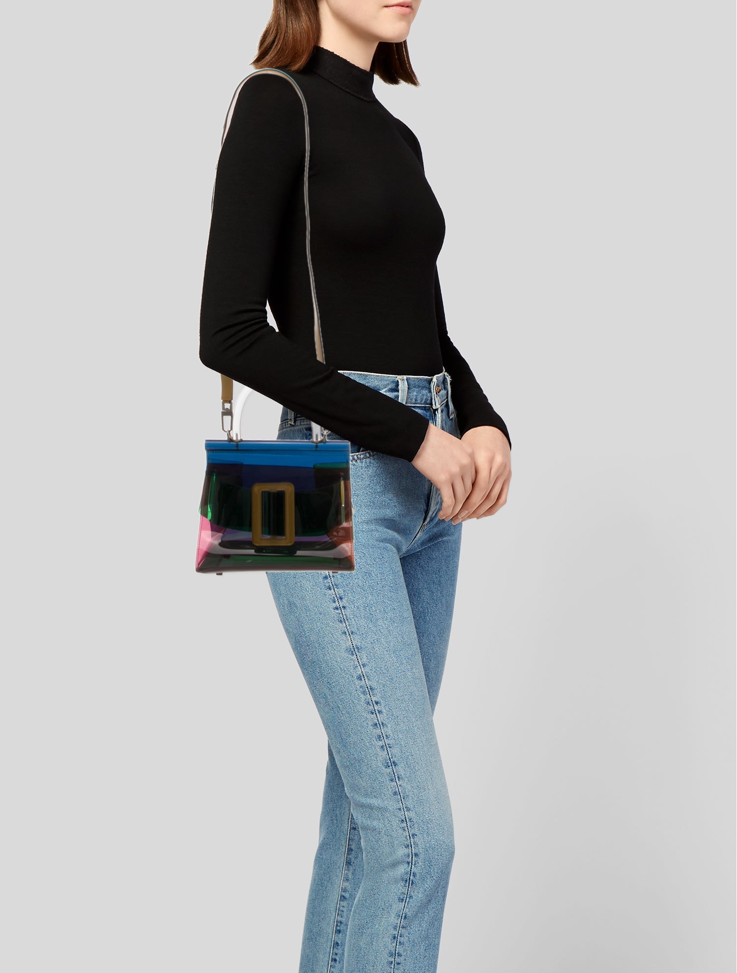 Boyy PVC Top Handle Bag