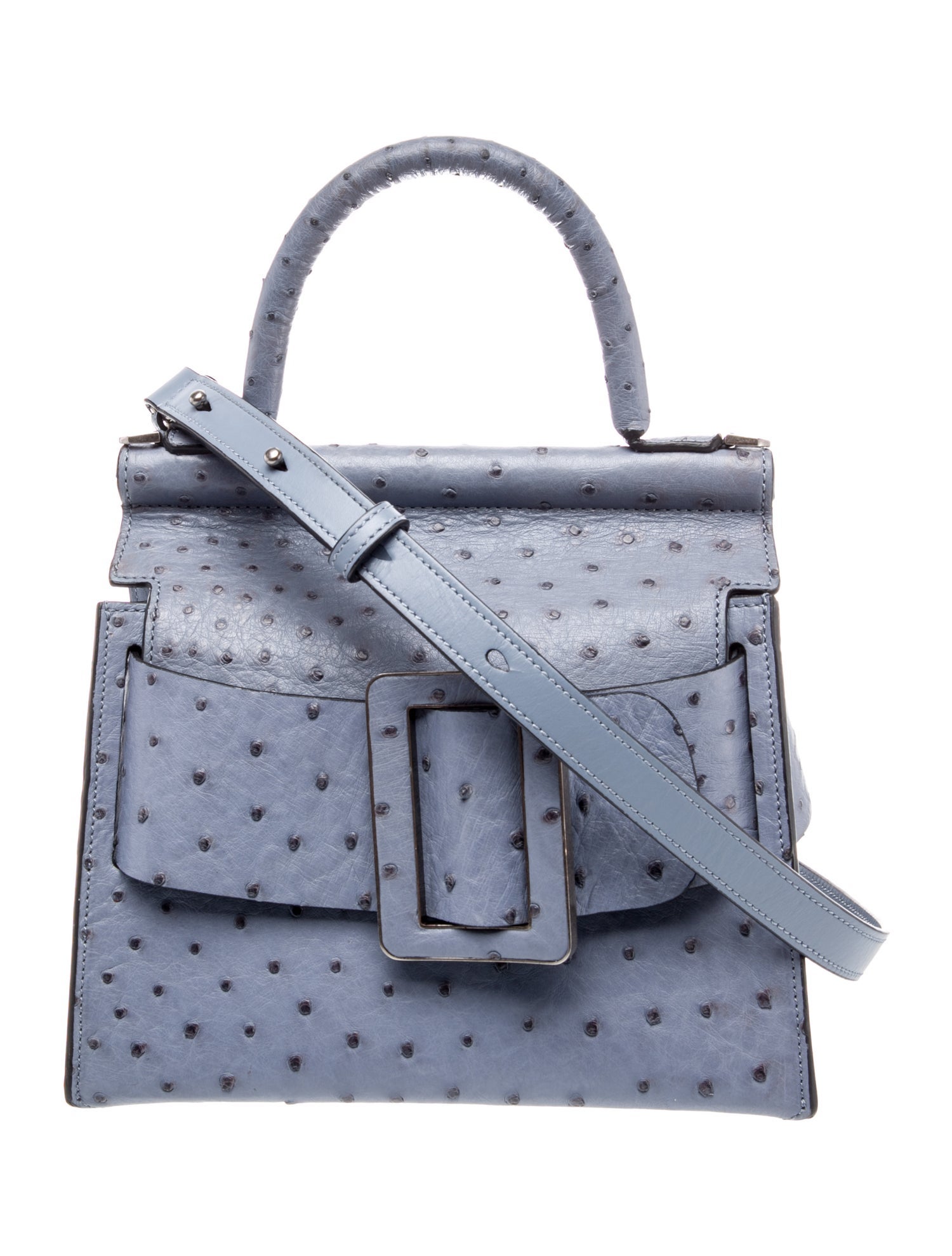 Boyy Ostrich Top Handle Bag