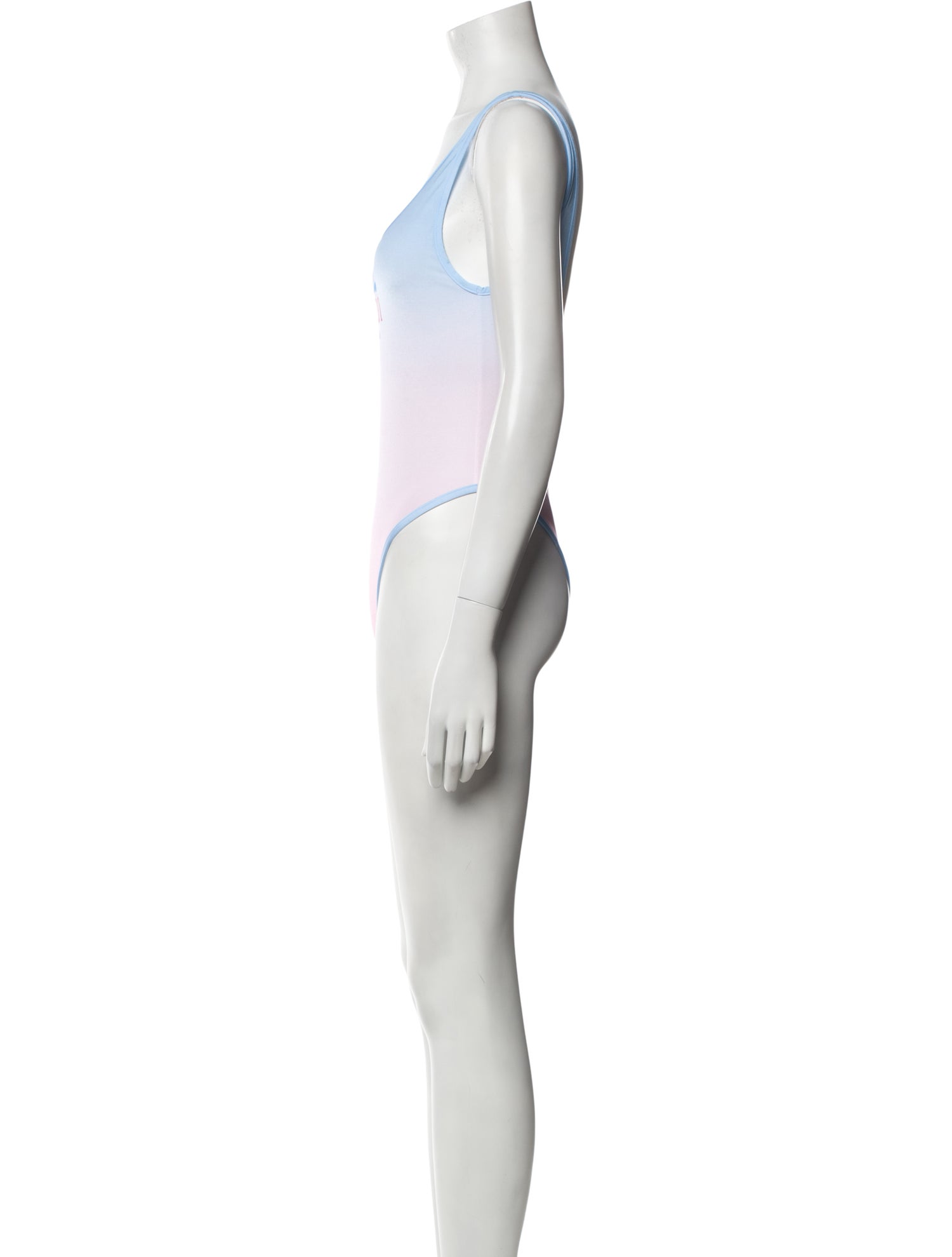 Balmain x Evian Graphic Print One-Piece