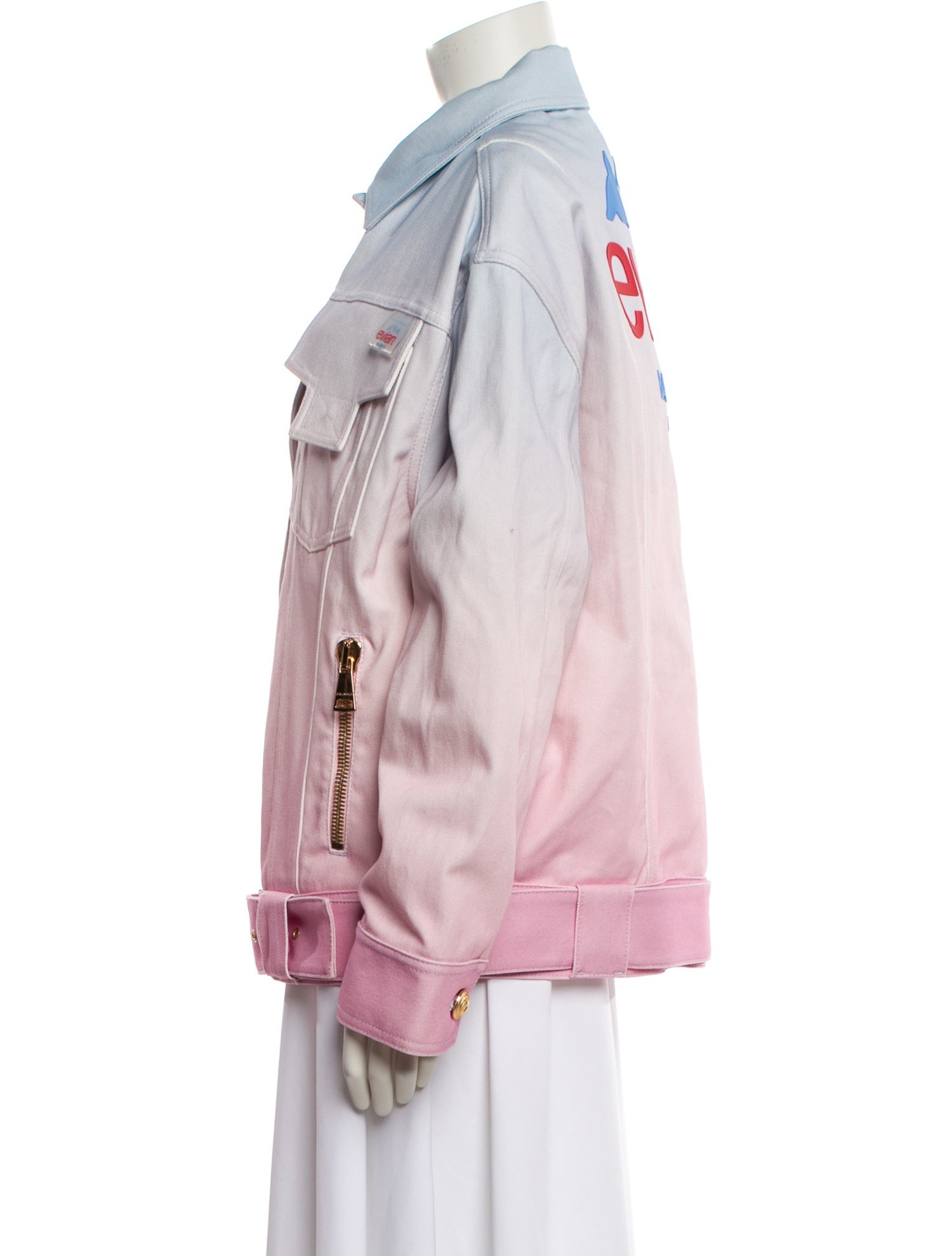 Balmain x Evian Denim Jacket