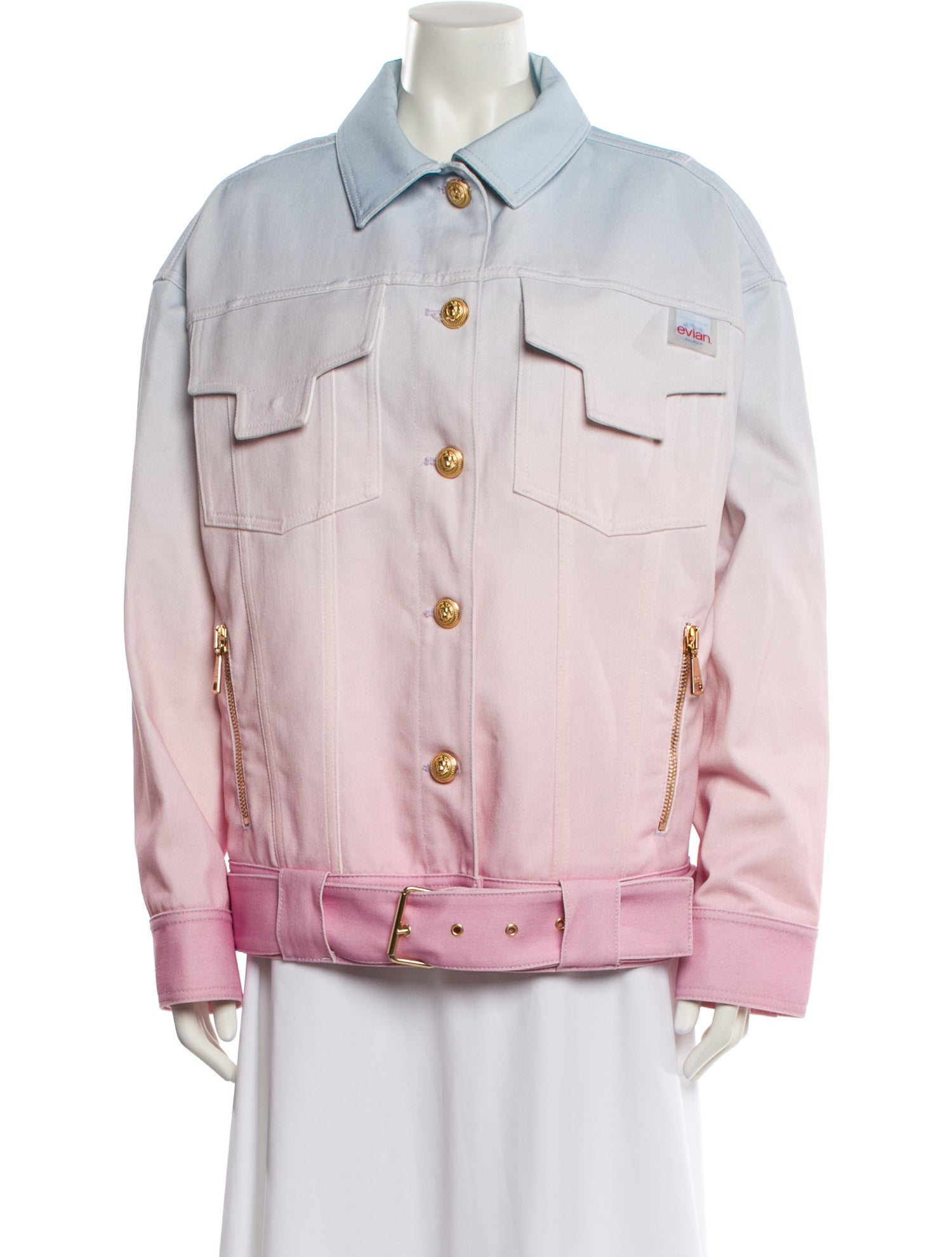 Balmain x Evian Denim Jacket