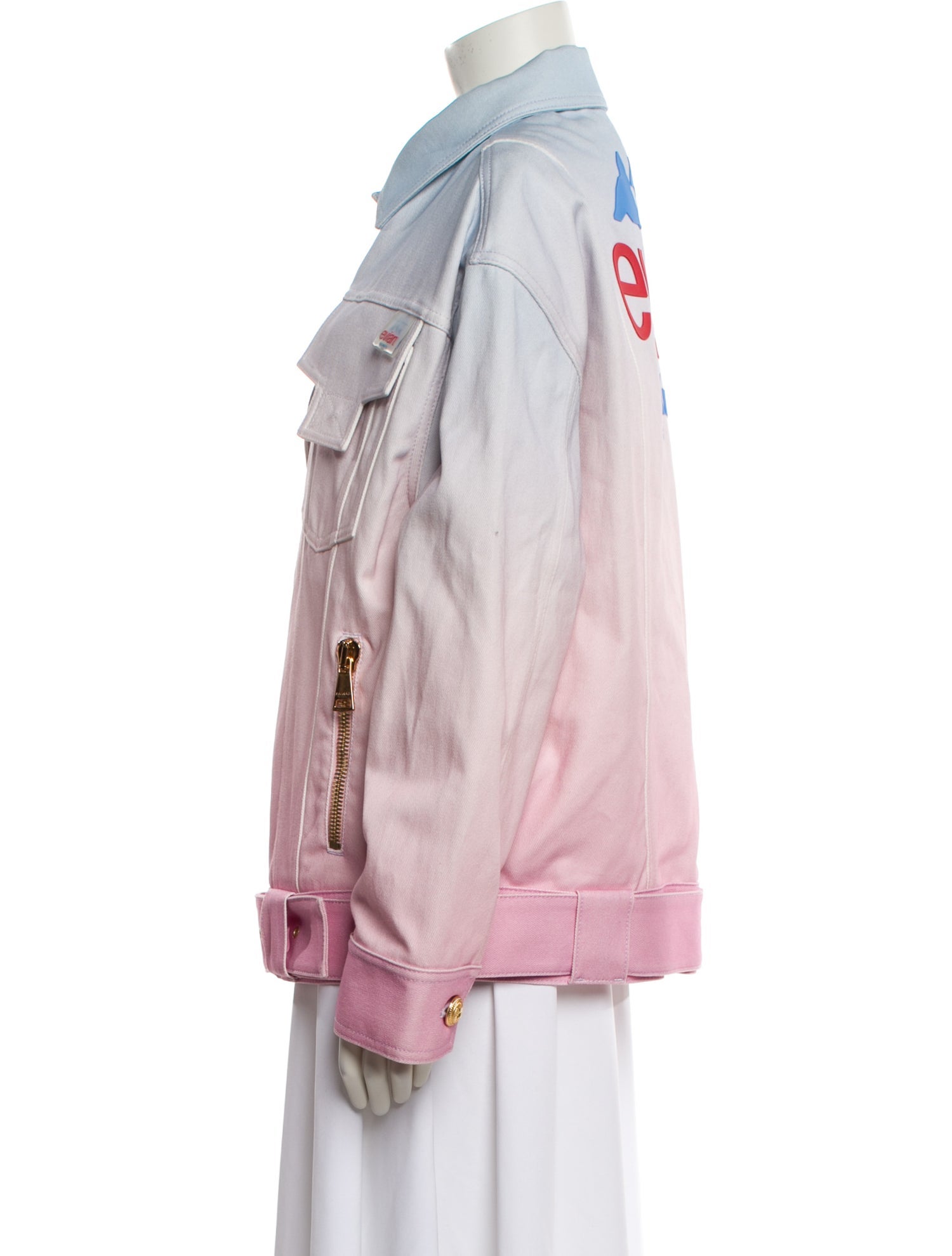 Balmain x Evian Denim Jacket