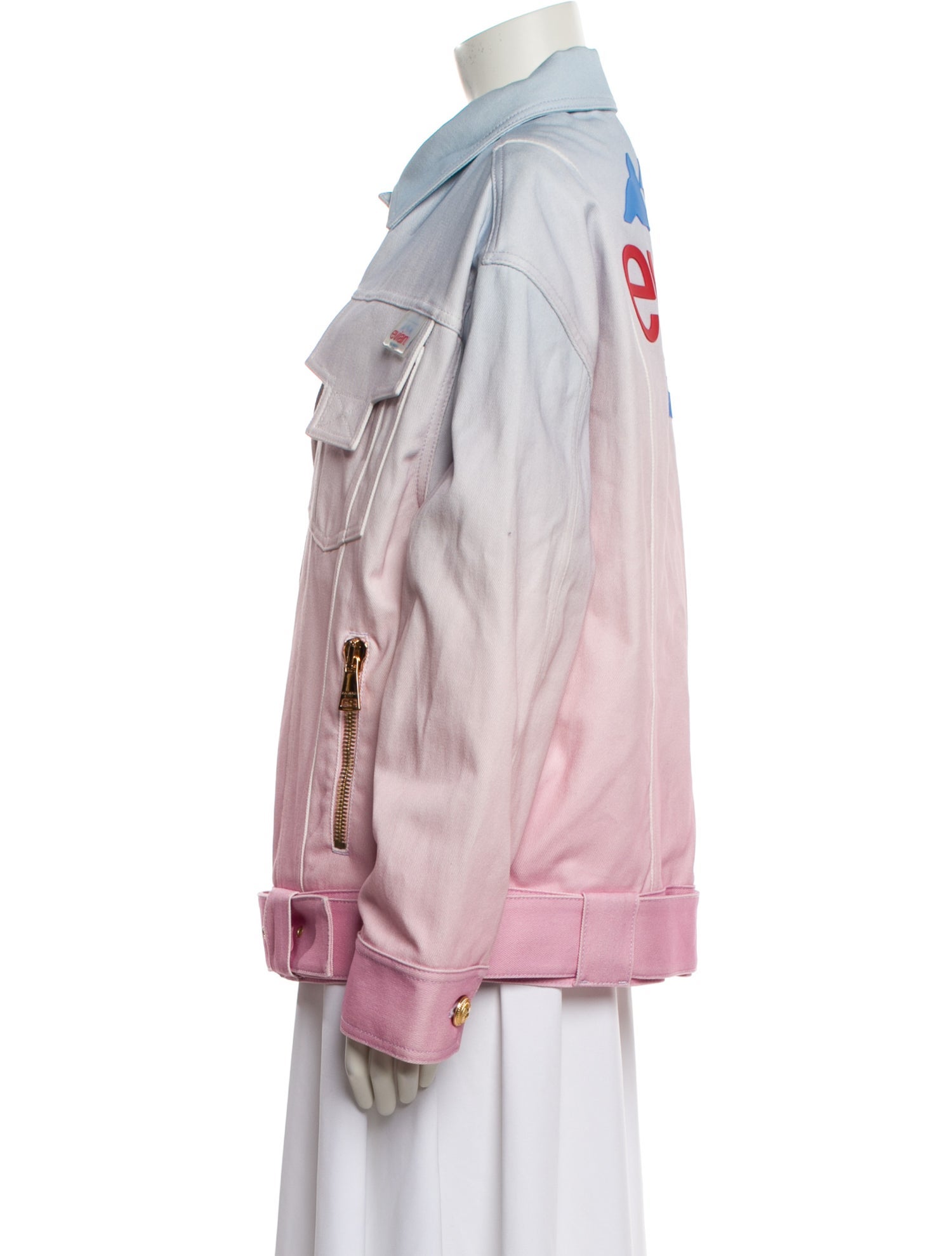 Balmain x Evian Denim Jacket