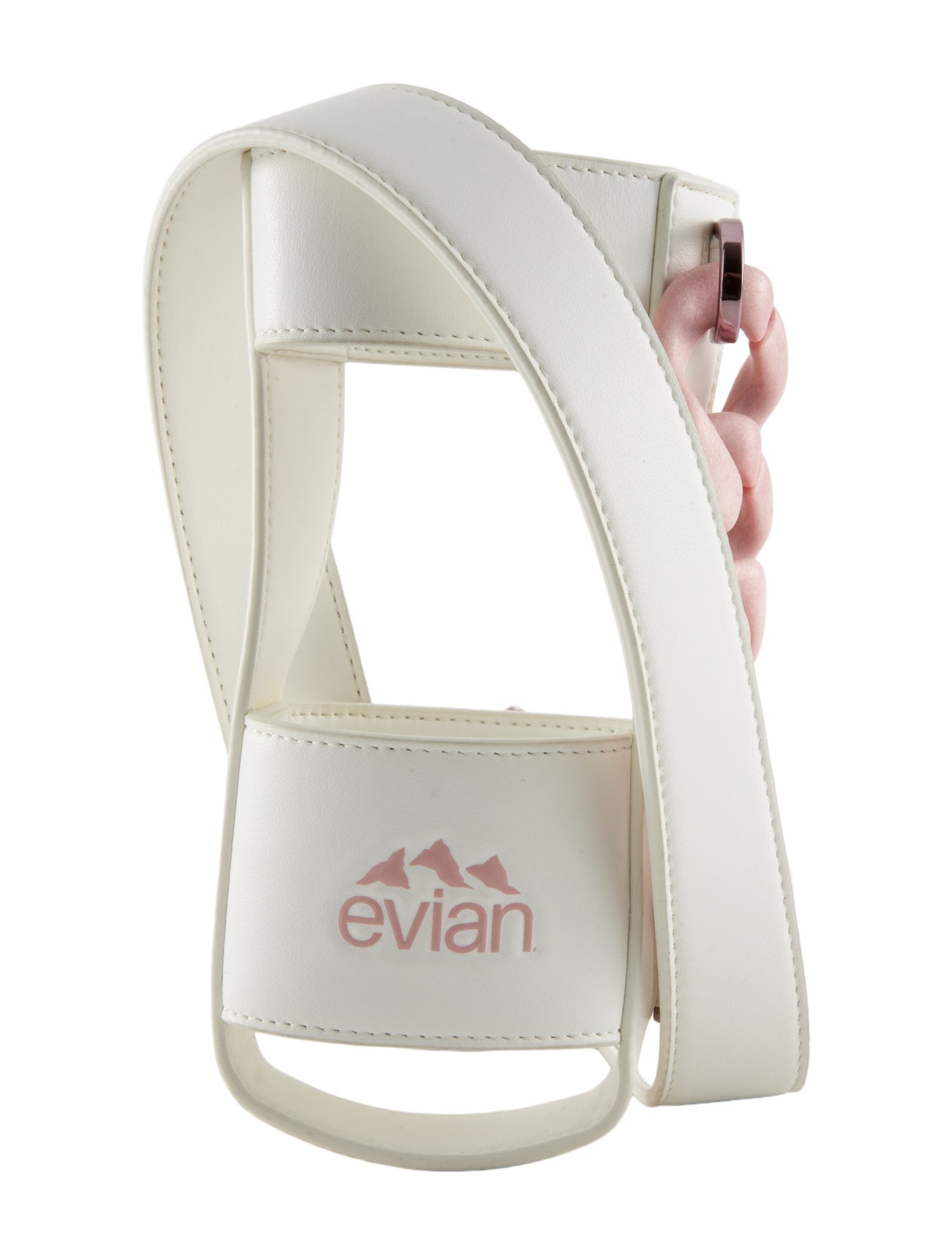 Balmain x Evian Leather Water Bottle Holder