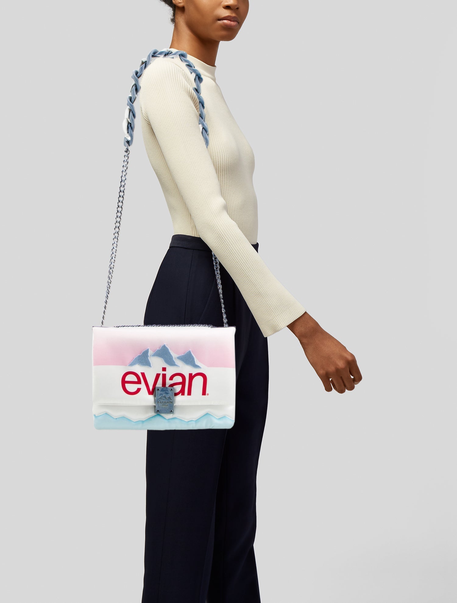 Balmain x Evian Shoulder Bag