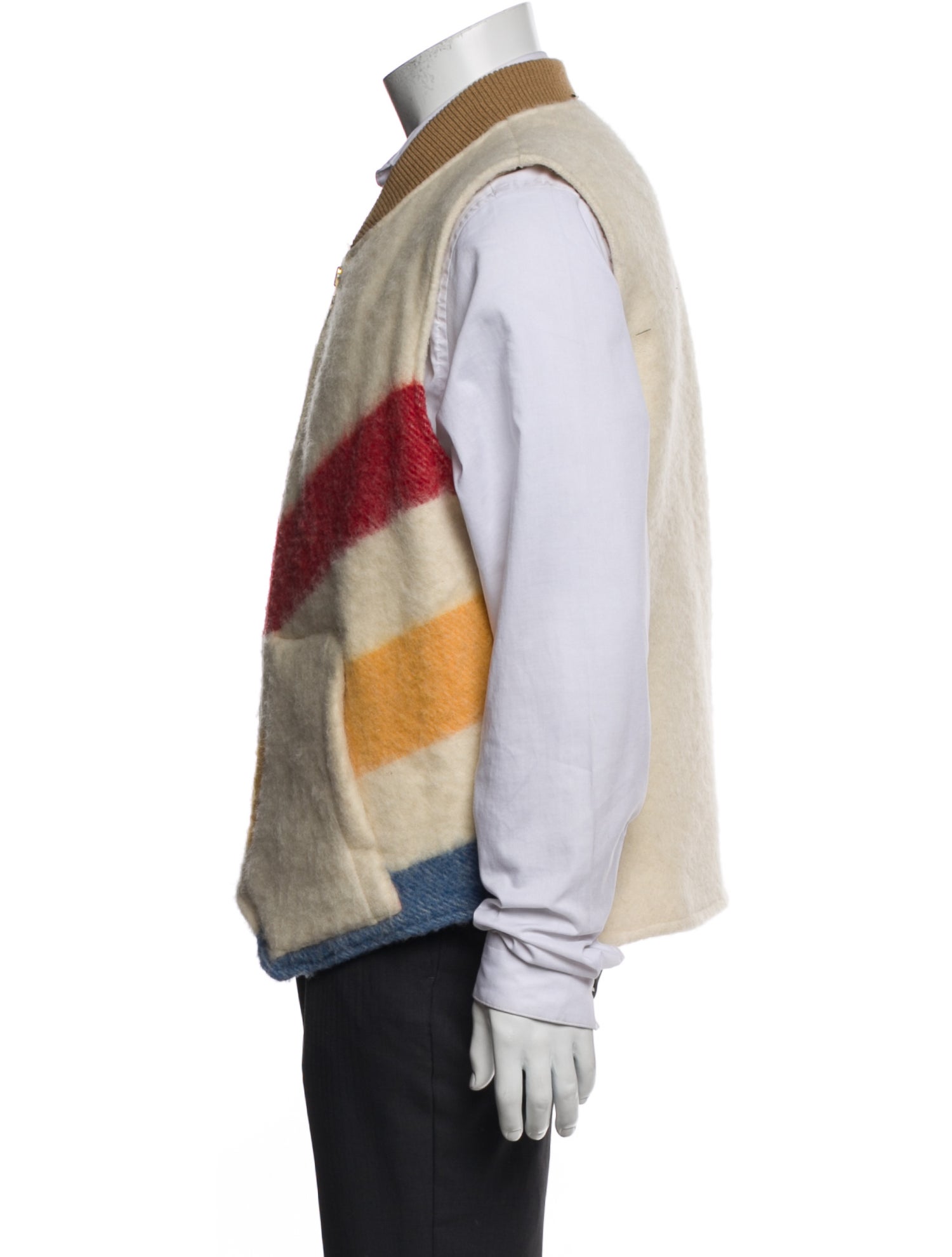 BRUT Colorblock Pattern Vest