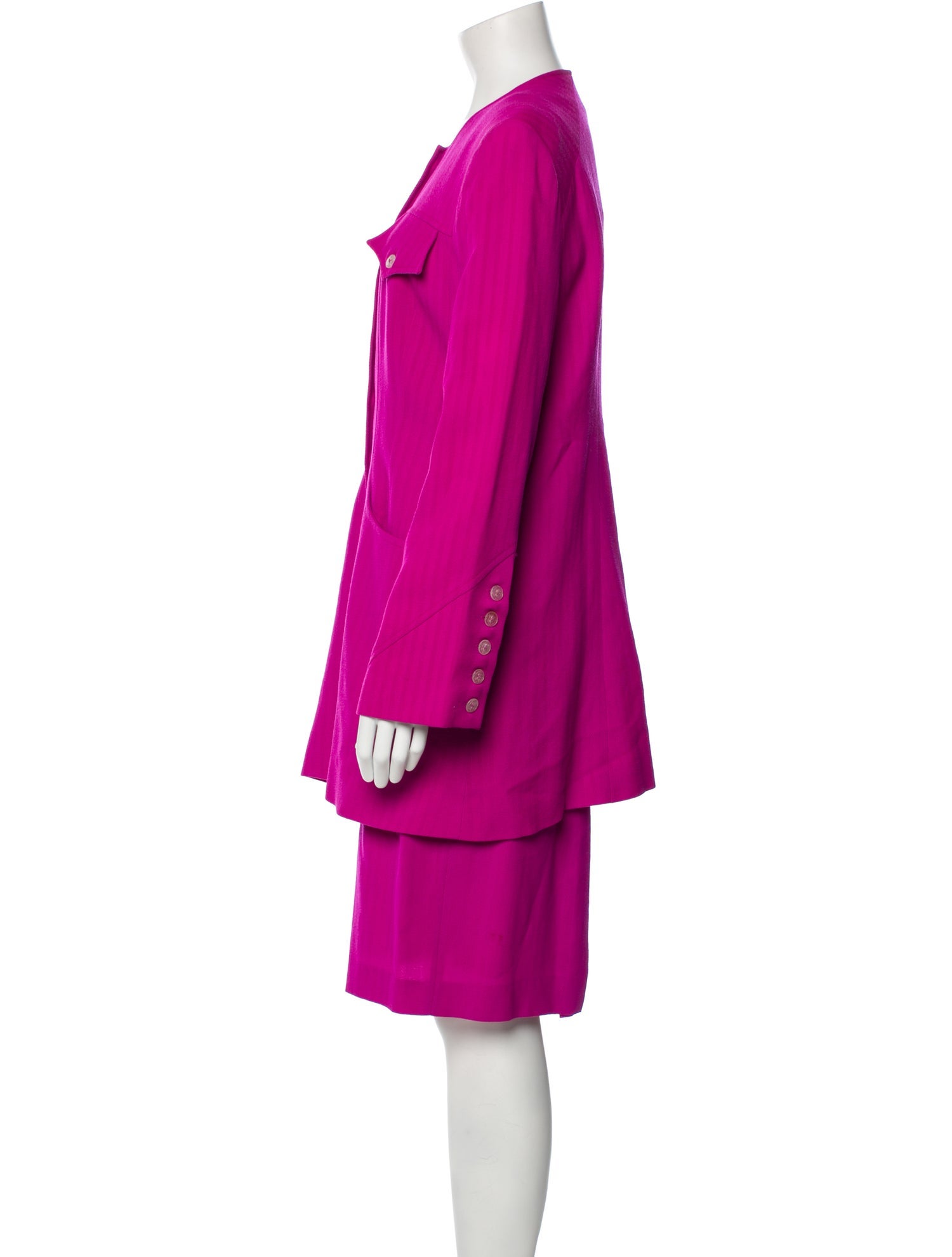 Bazar de Christian Lacroix Wool Skirt Suit