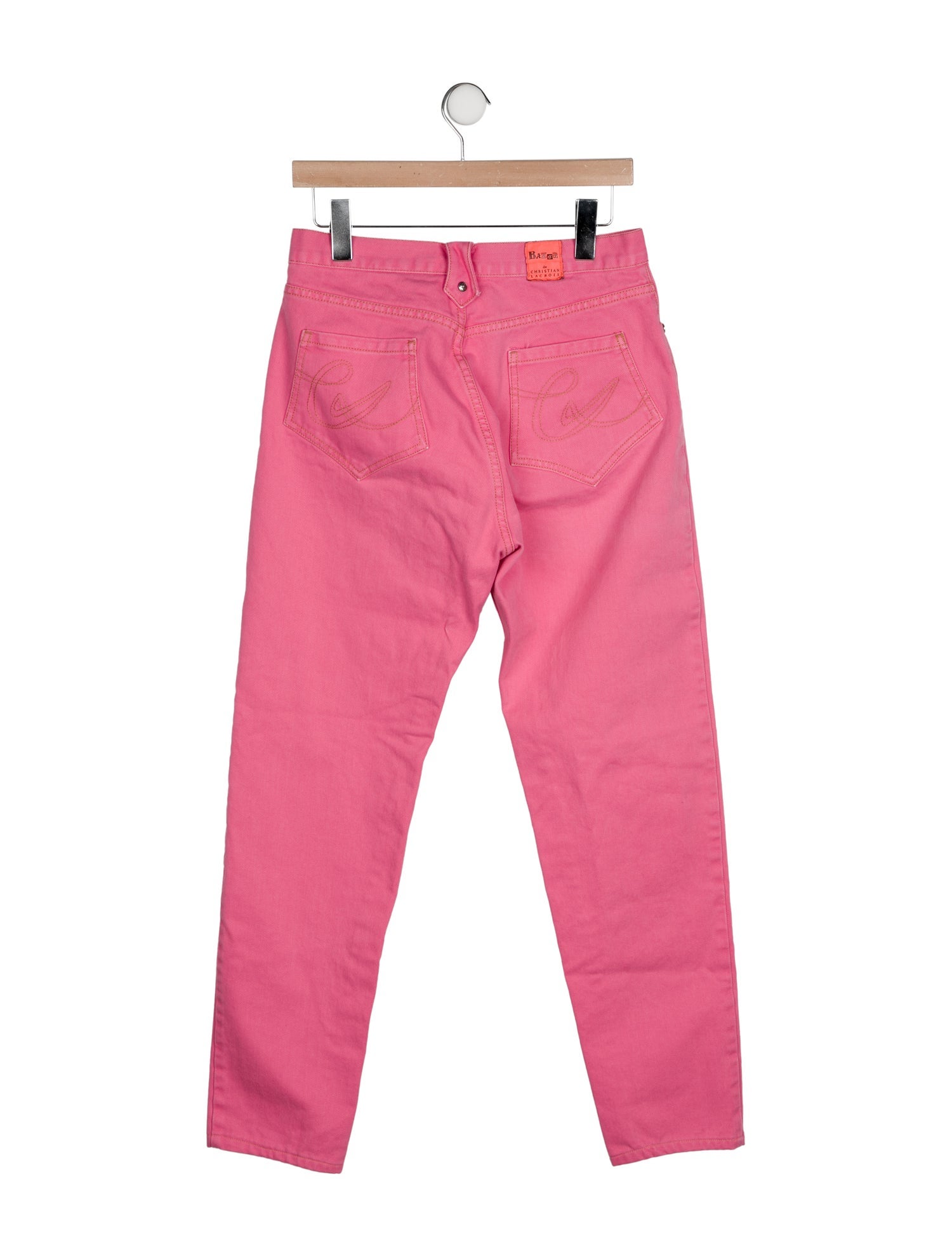 Bazar de Christian Lacroix High-Rise Straight Leg Jeans