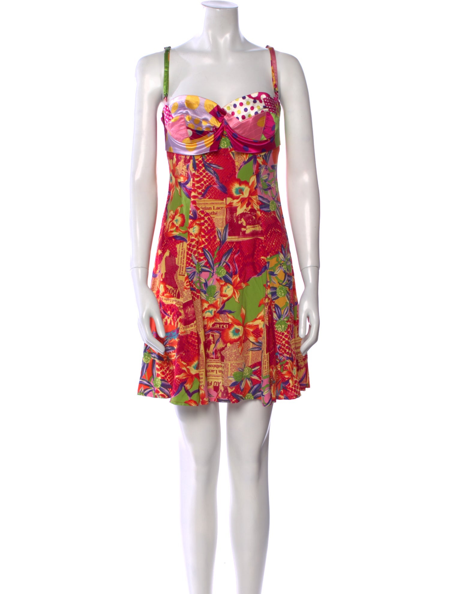 Bazar de Christian Lacroix Vintage Mini Dress