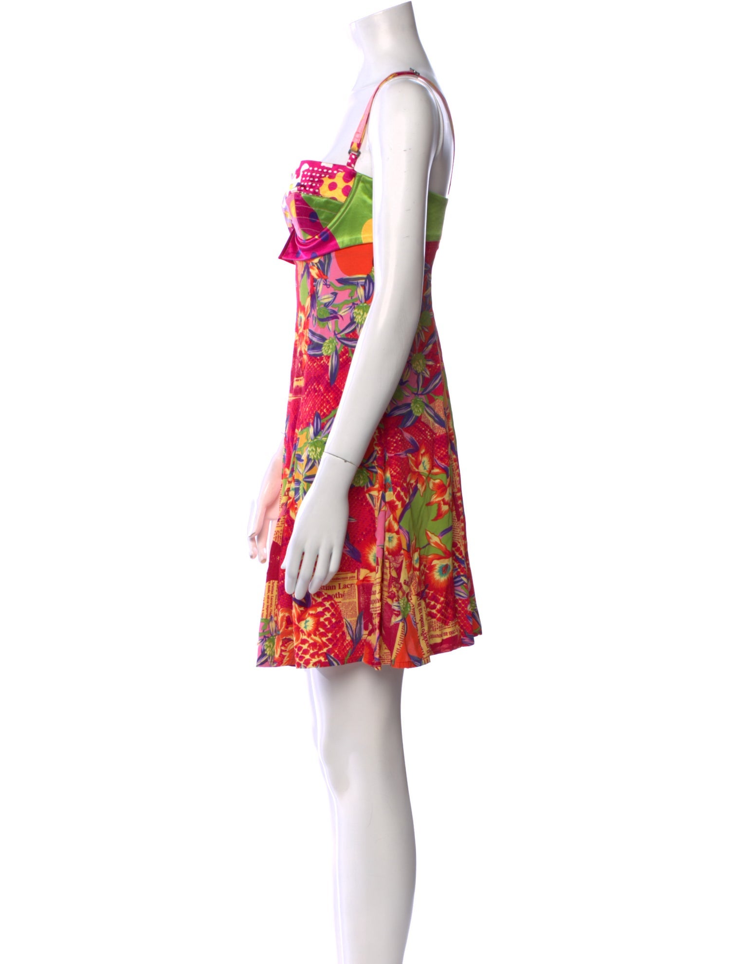 Bazar de Christian Lacroix Vintage Mini Dress
