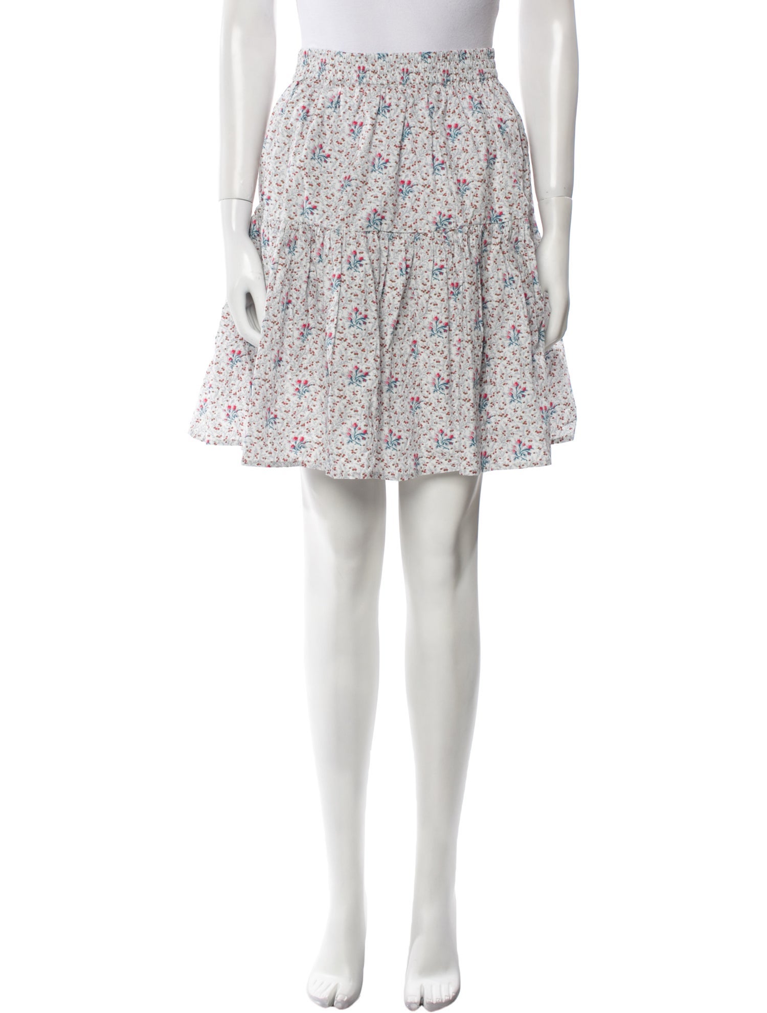 Batsheva x Laura Ashley Floral Print Knee-Length Skirt w/ Tags