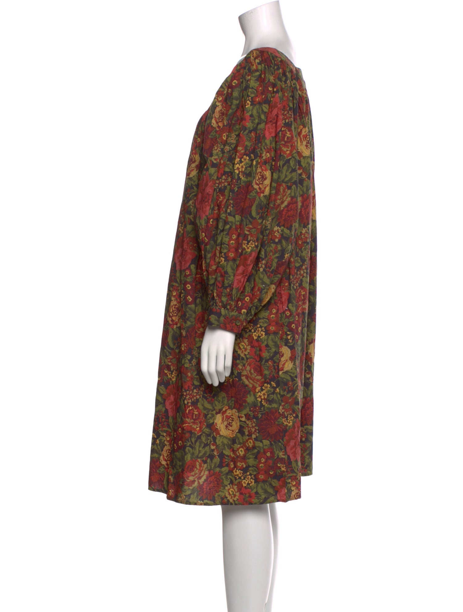 Batsheva x Laura Ashley Floral Print Midi Length Dress