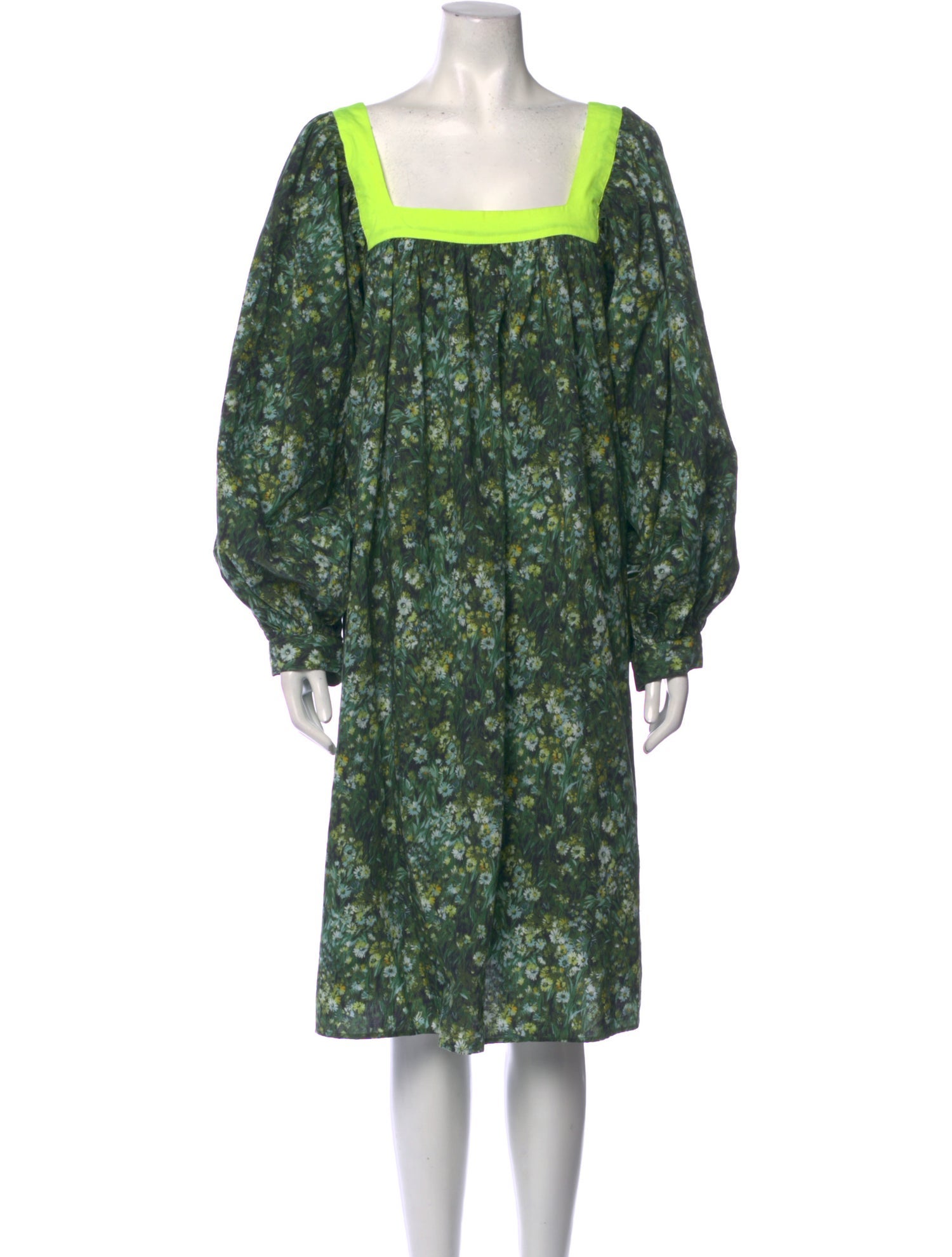 Batsheva x Laura Ashley Floral Print Midi Length Dress