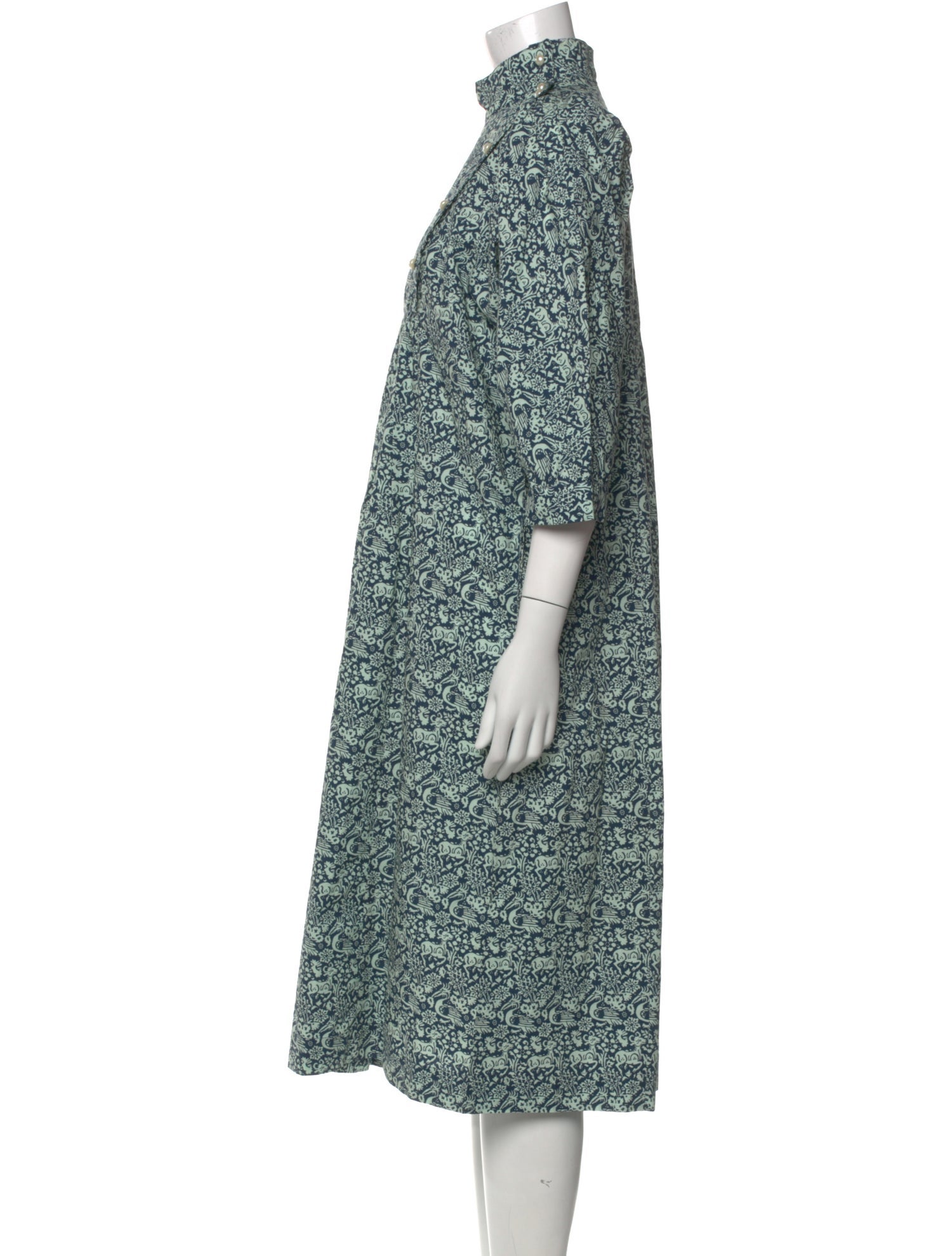 Batsheva x Laura Ashley Printed Midi Length Dress