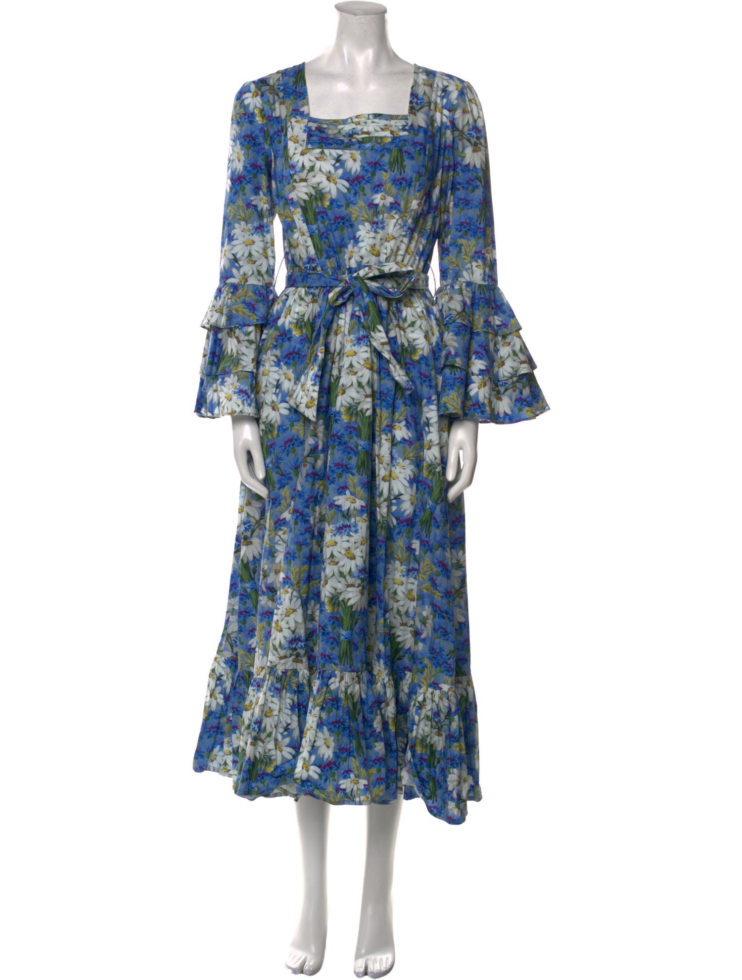 Batsheva x Laura Ashley Floral Print Long Dress w/ Tags
