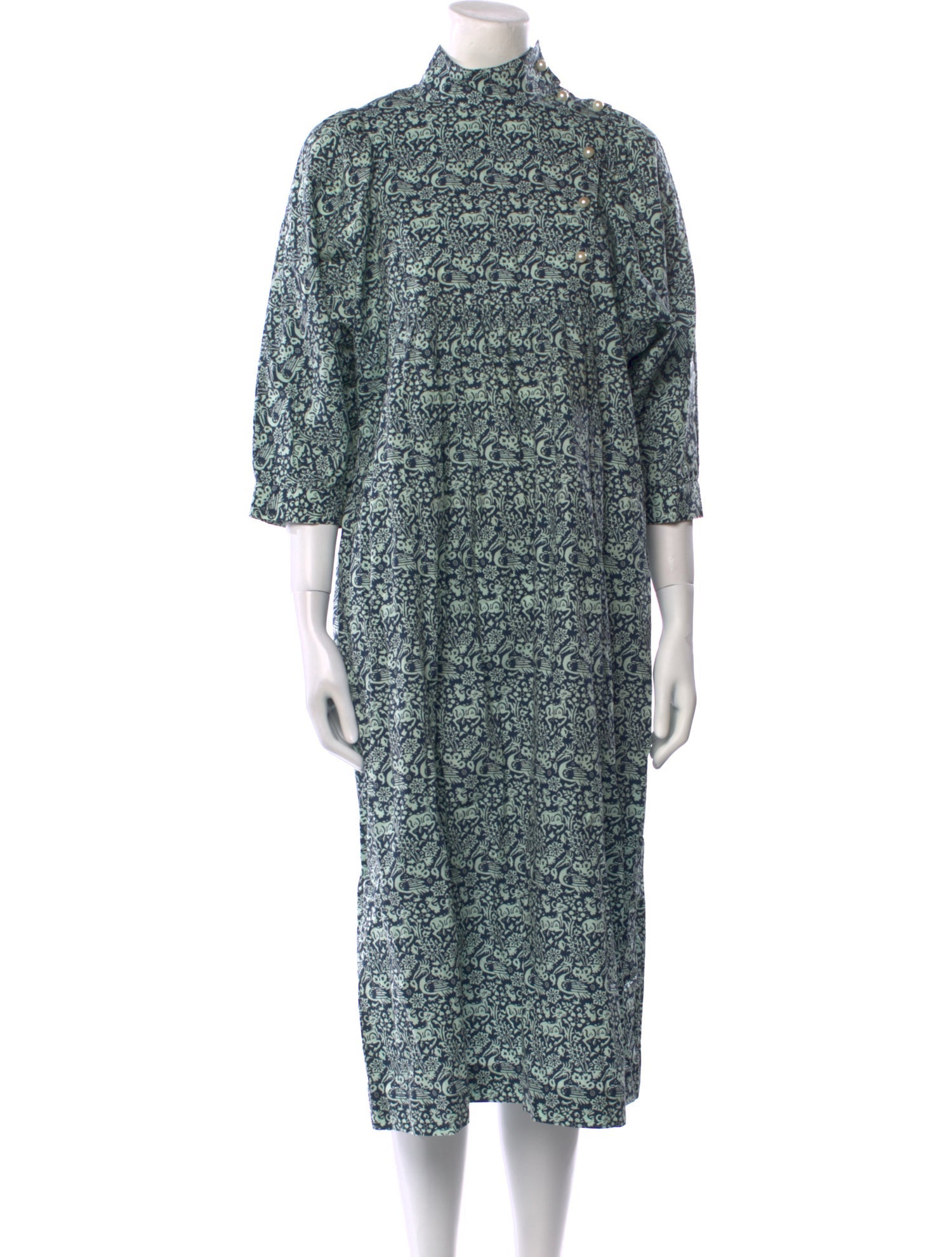 Batsheva x Laura Ashley Printed Midi Length Dress