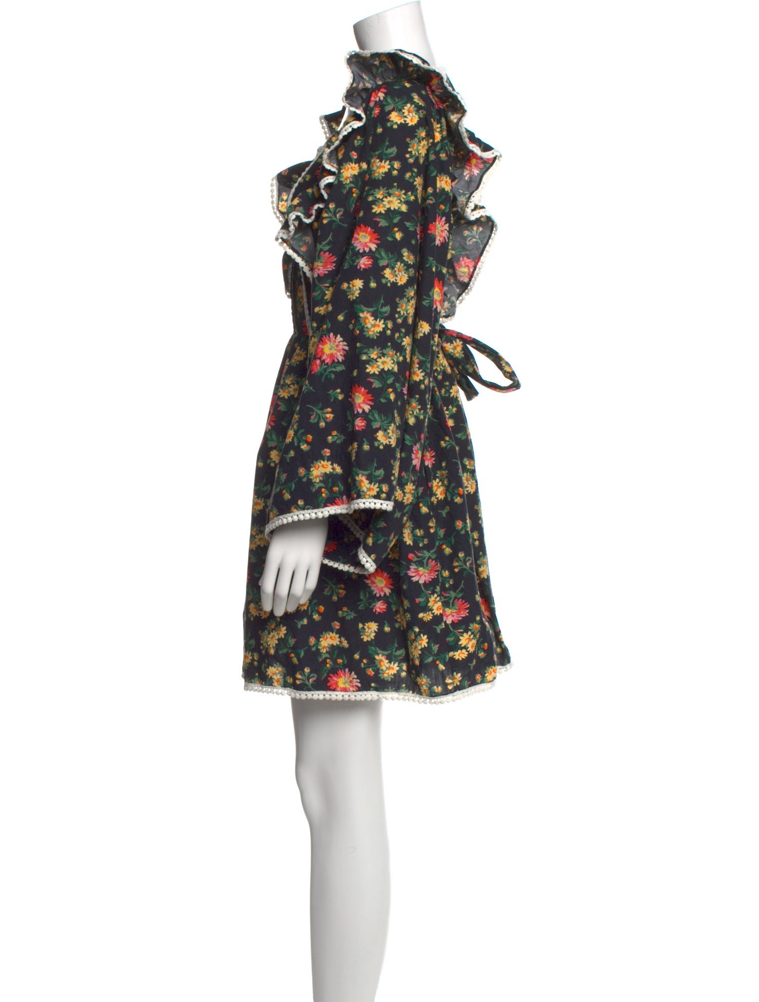Batsheva x Laura Ashley Floral Print Mini Dress
