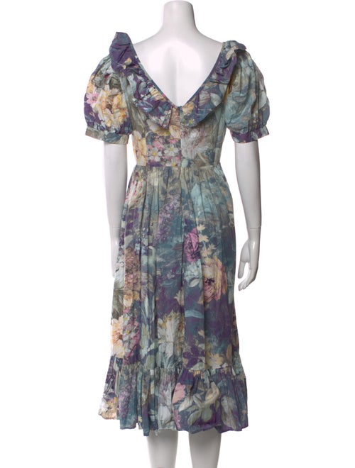 Batsheva x Laura Ashley Floral Print Midi Length Dress