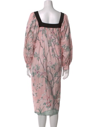 Batsheva x Laura Ashley Floral Print Midi Length Dress