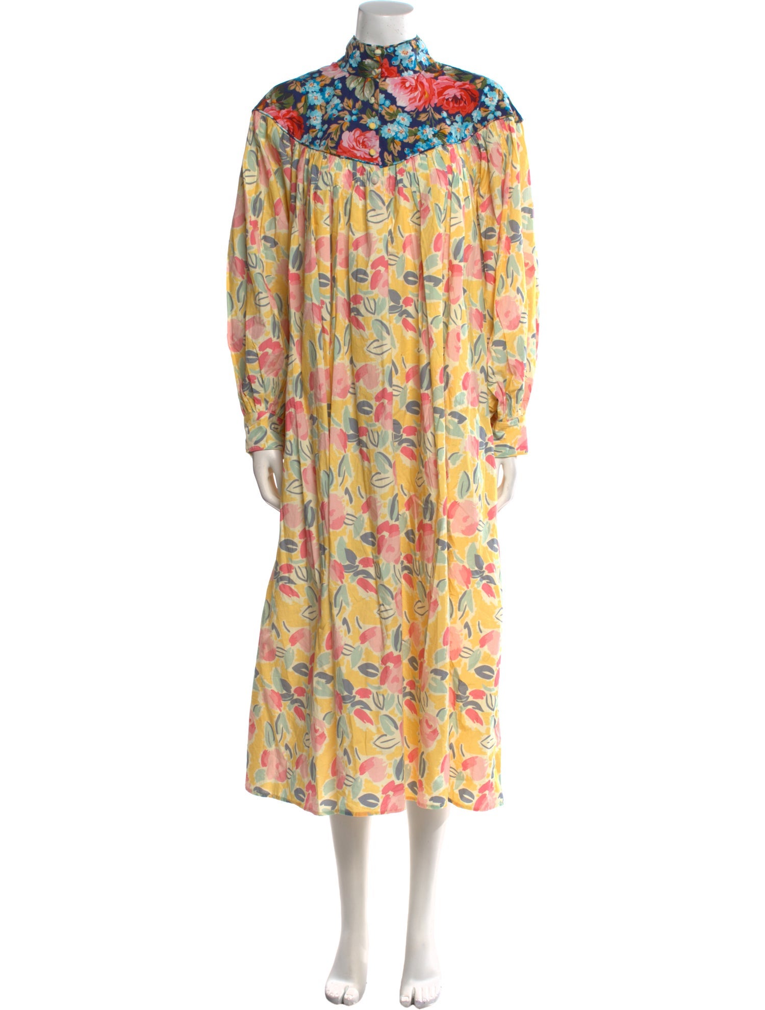 Batsheva x Laura Ashley Floral Print Midi Length Dress
