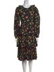 Batsheva x Laura Ashley Floral Print Midi Length Dress