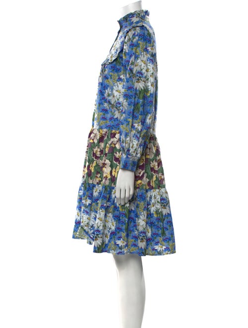 Batsheva x Laura Ashley Floral Print Knee-Length Dress