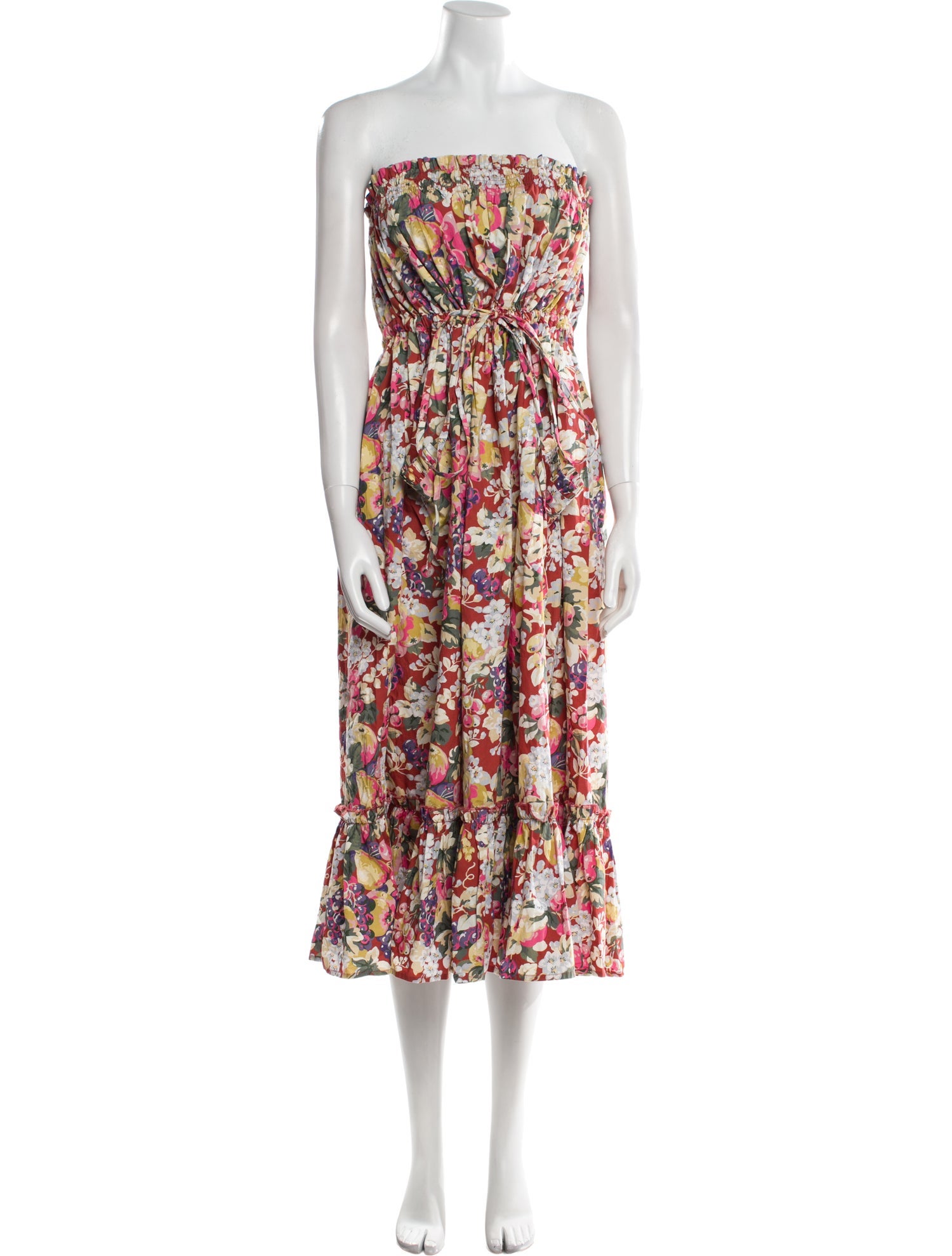 Batsheva x Laura Ashley Floral Print Midi Length Dress