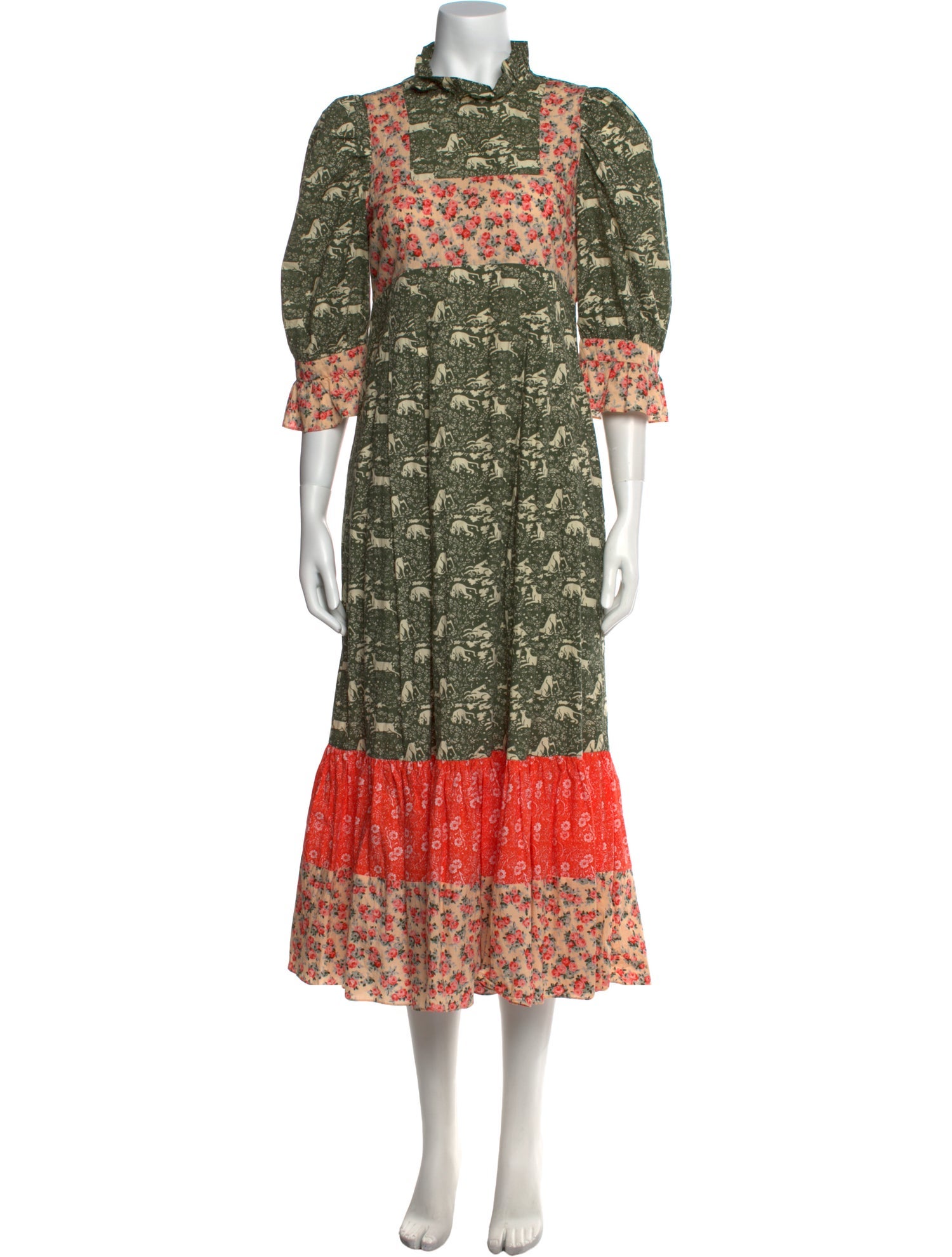 Batsheva x Laura Ashley Printed Long Dress
