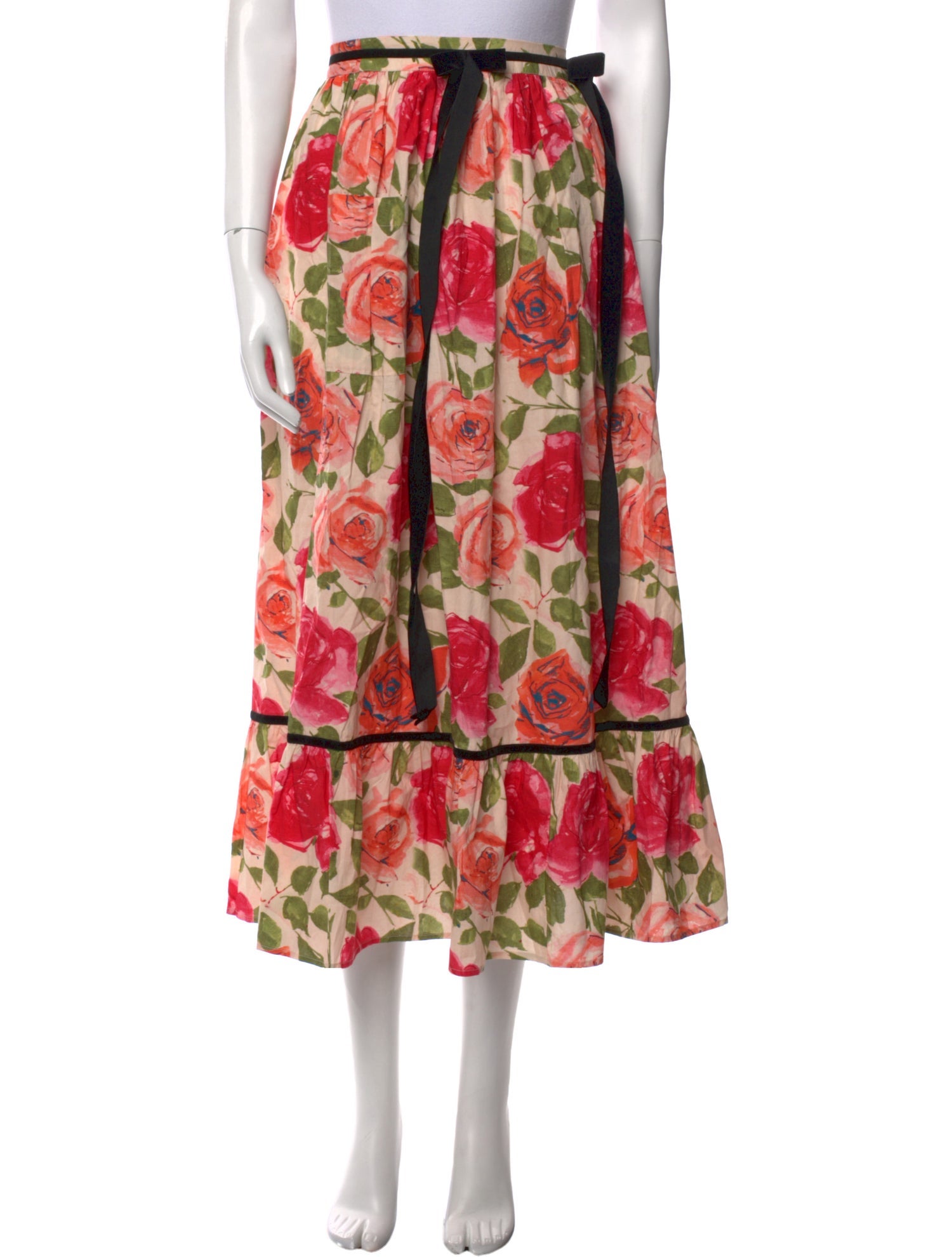 Batsheva x Laura Ashley Floral Print Midi Length Skirt w/ Tags
