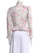 Batsheva x Laura Ashley Floral Print Mock Neck Blouse