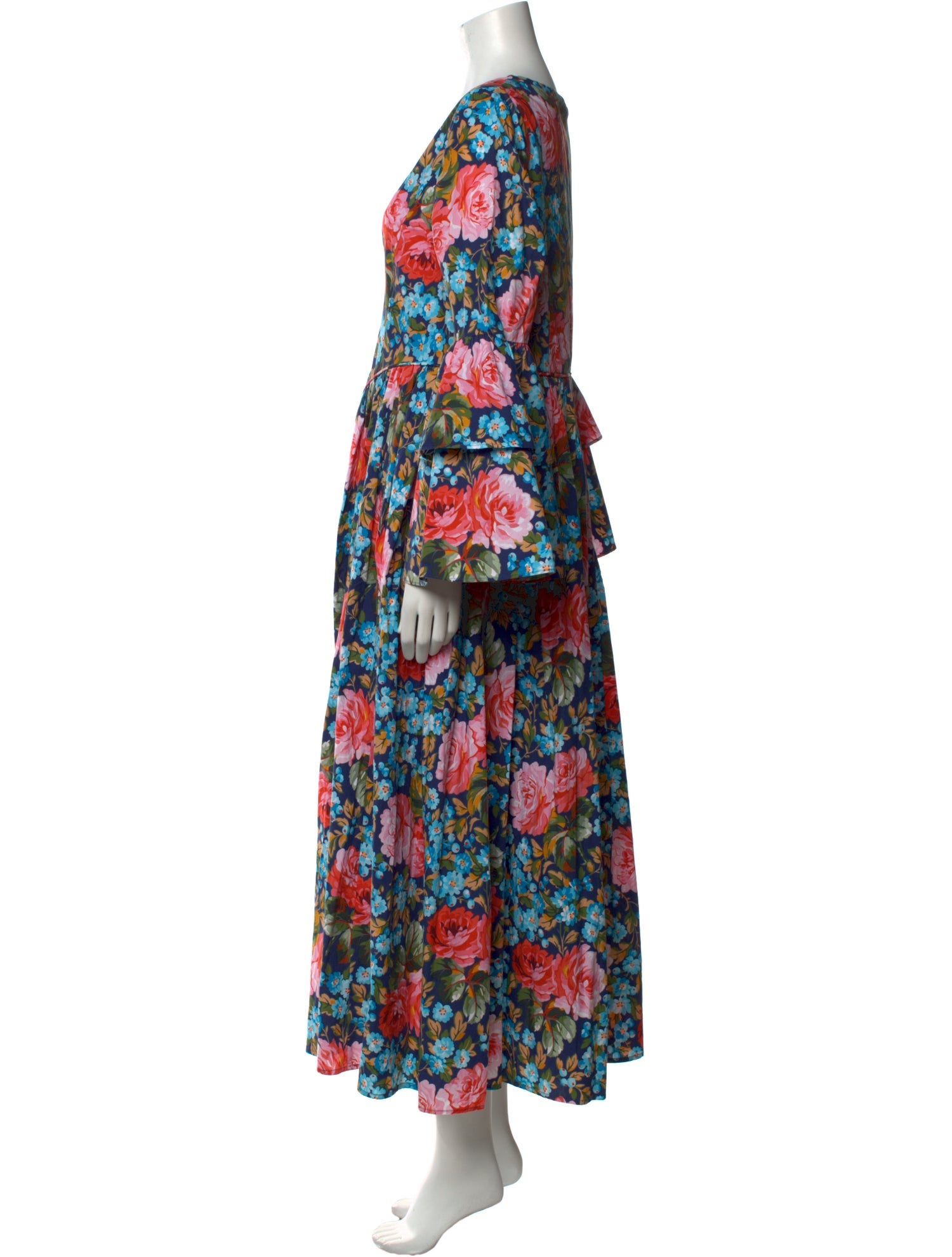 Batsheva x Laura Ashley Floral Print Long Dress w/ Tags