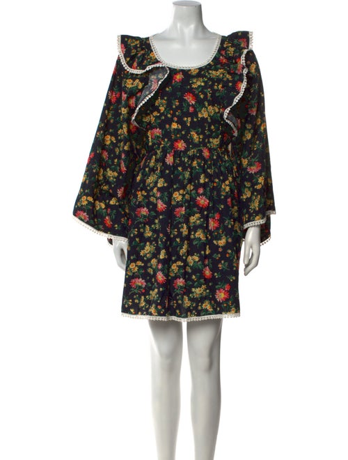 Batsheva x Laura Ashley Floral Print Mini Dress