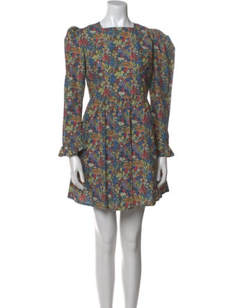 Batsheva x Laura Ashley Floral Print Mini Dress