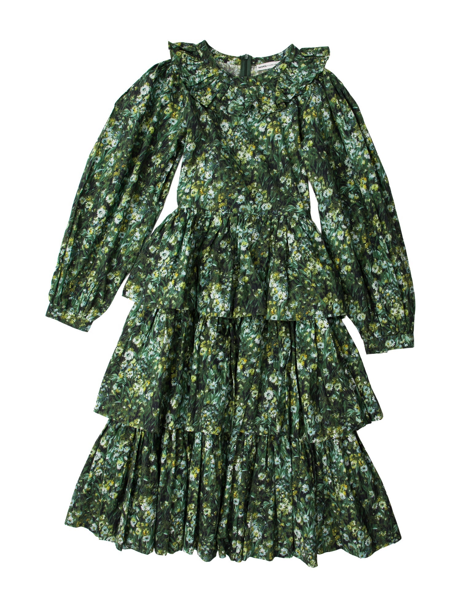 Batsheva x Laura Ashley Floral Print Knee-Length Dress