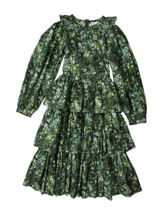 Batsheva x Laura Ashley Floral Print Knee-Length Dress