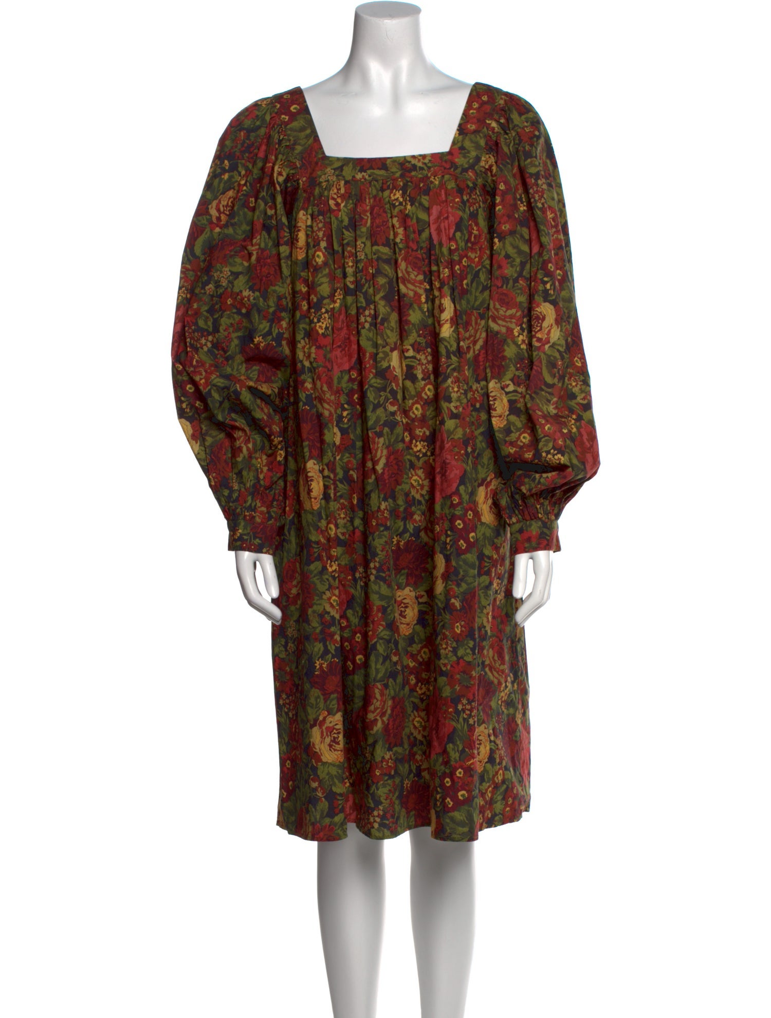 Batsheva x Laura Ashley Floral Print Midi Length Dress