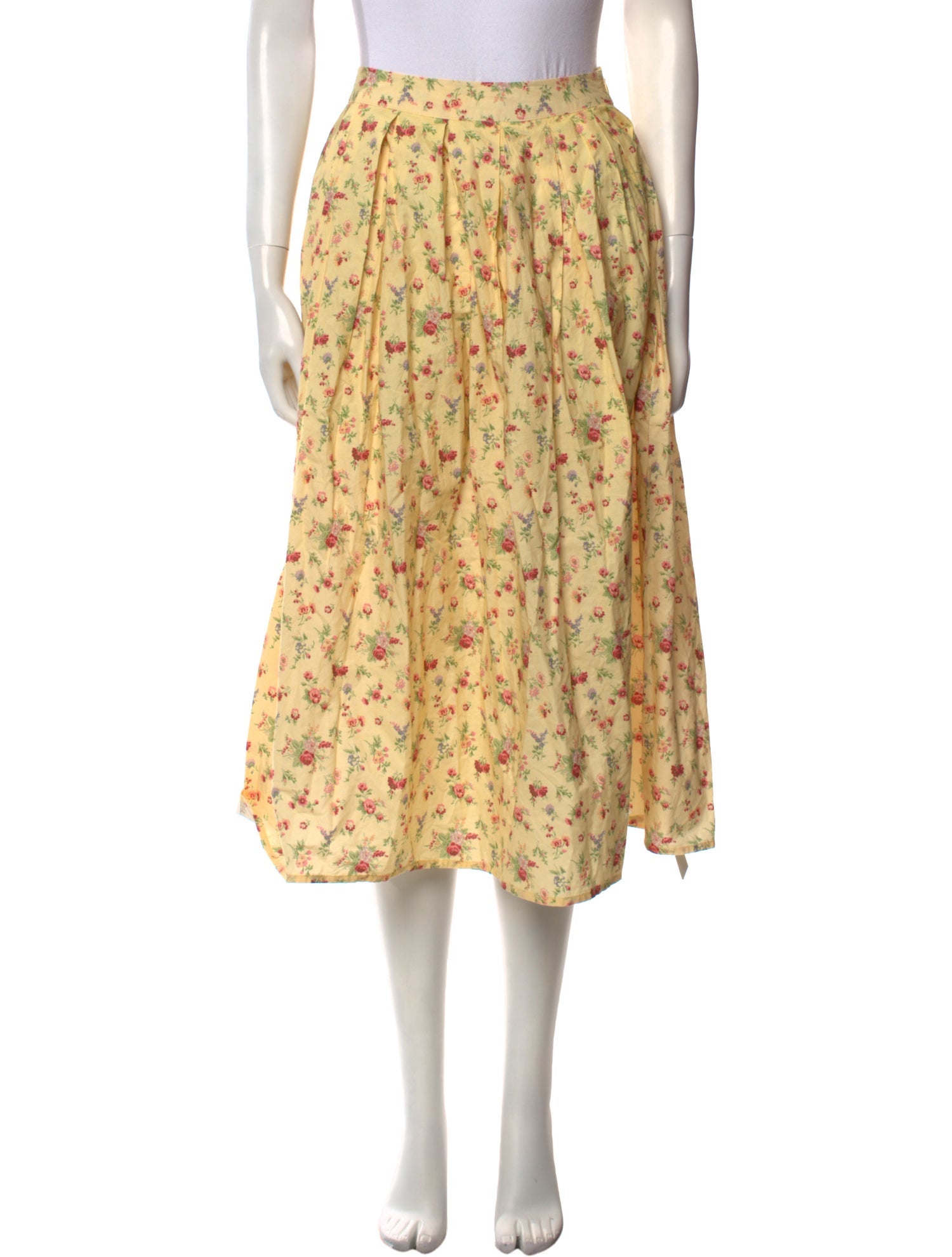 Batsheva x Laura Ashley Printed Midi Length Skirt