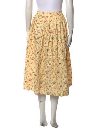 Batsheva x Laura Ashley Printed Midi Length Skirt