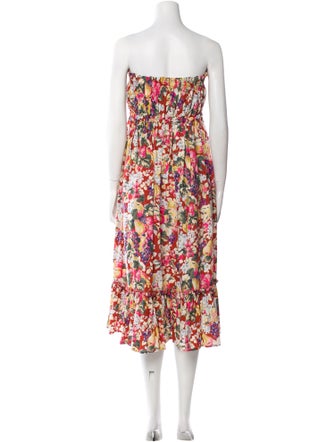 Batsheva x Laura Ashley Floral Print Midi Length Dress