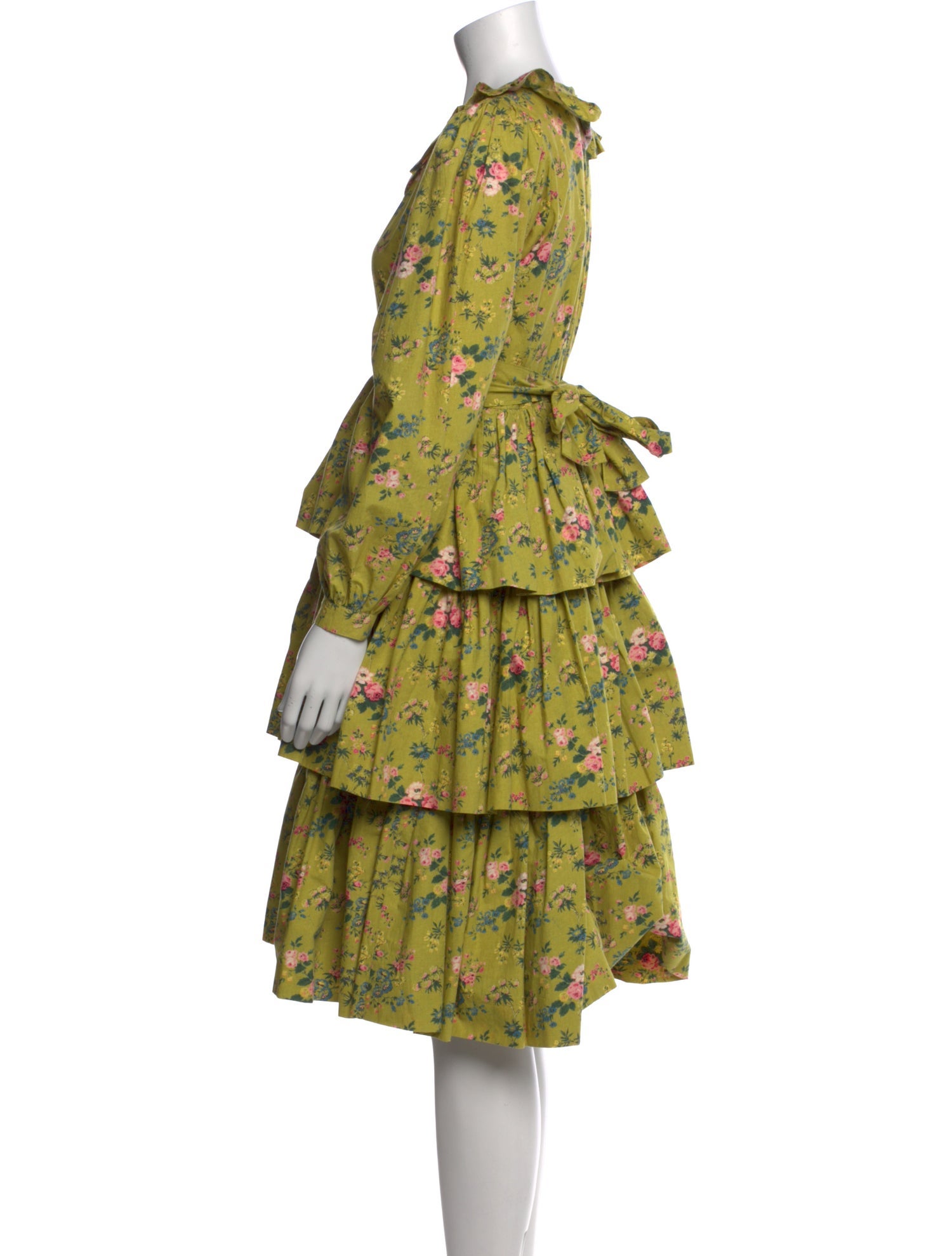 Batsheva x Laura Ashley Floral Print Midi Length Dress w/ Tags