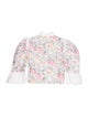 Batsheva x Laura Ashley Floral Print Mock Neck Crop Top