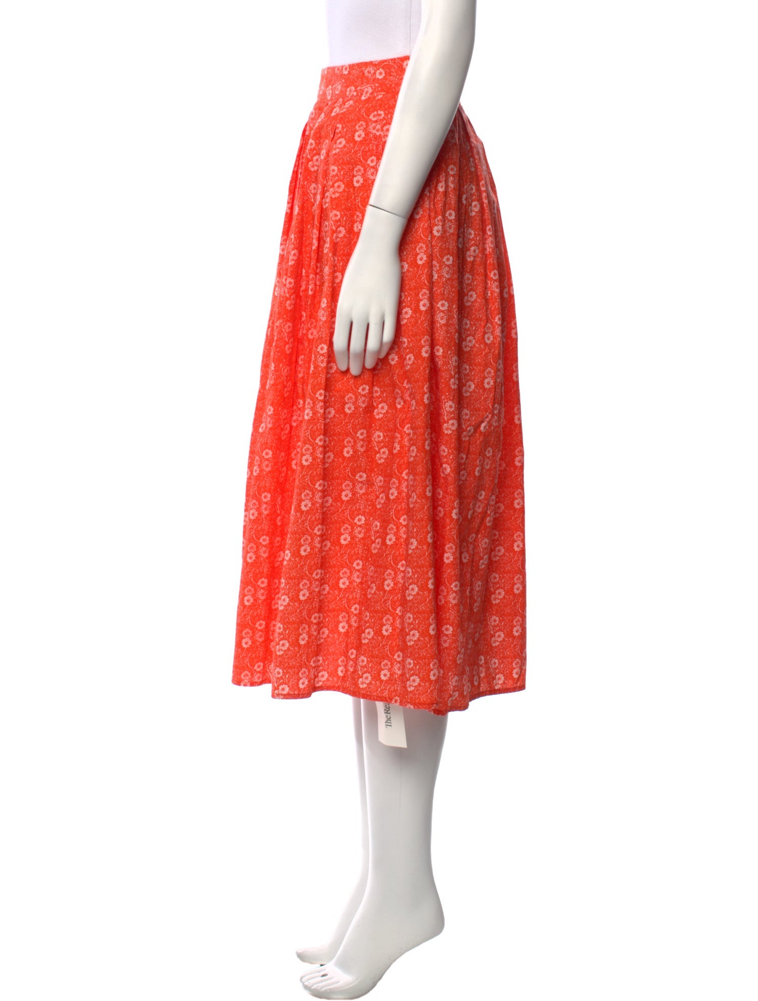 Batsheva x Laura Ashley Floral Print Midi Length Skirt