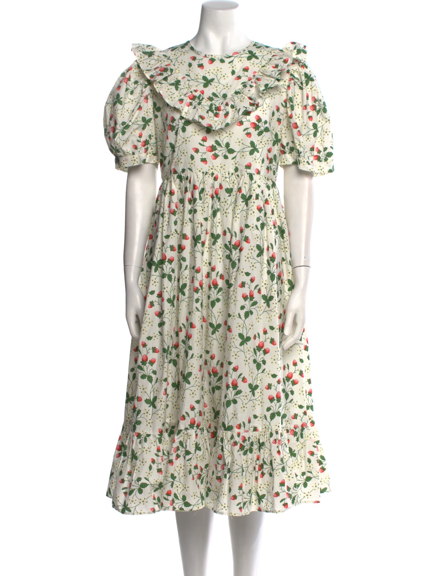 Batsheva x Laura Ashley Floral Print Midi Length Dress w/ Tags