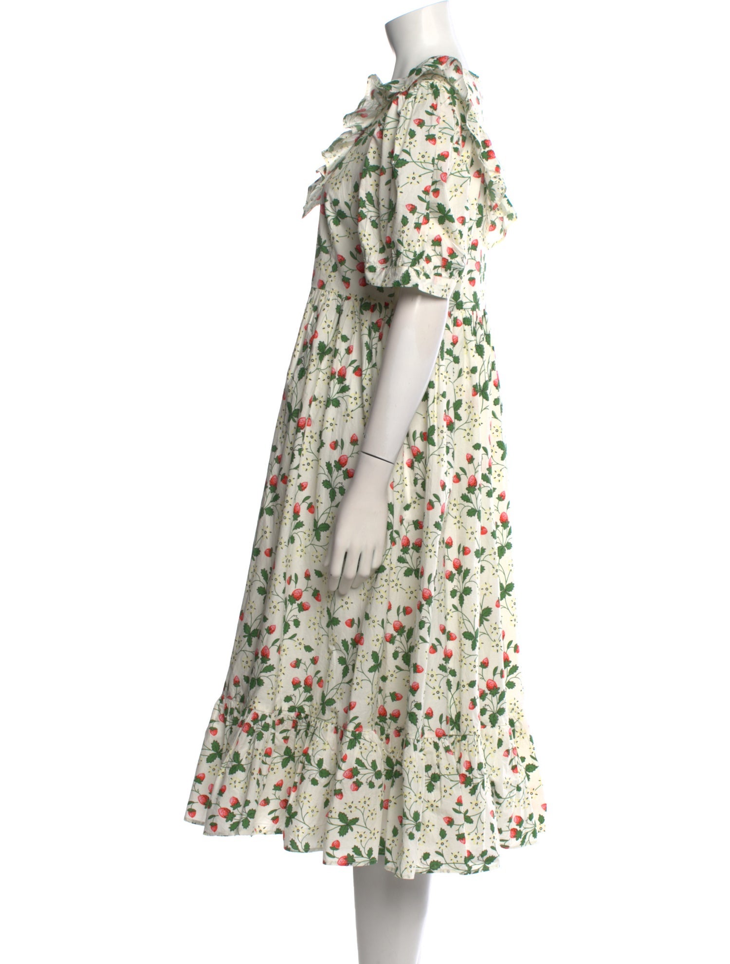 Batsheva x Laura Ashley Floral Print Midi Length Dress w/ Tags