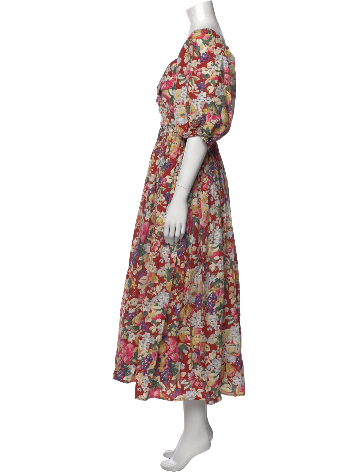 Batsheva x Laura Ashley Floral Print Long Dress w/ Tags