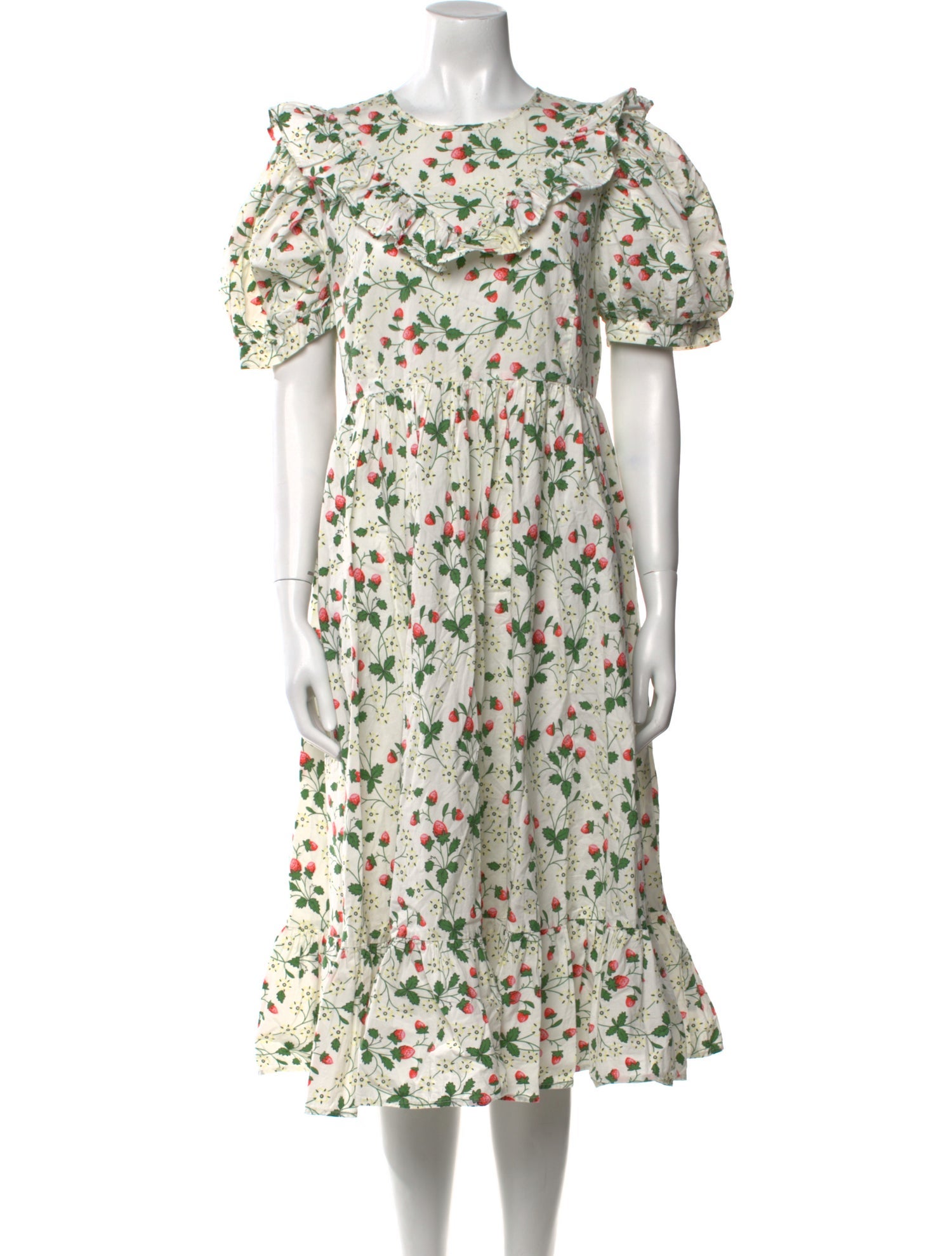 Batsheva x Laura Ashley Floral Print Midi Length Dress