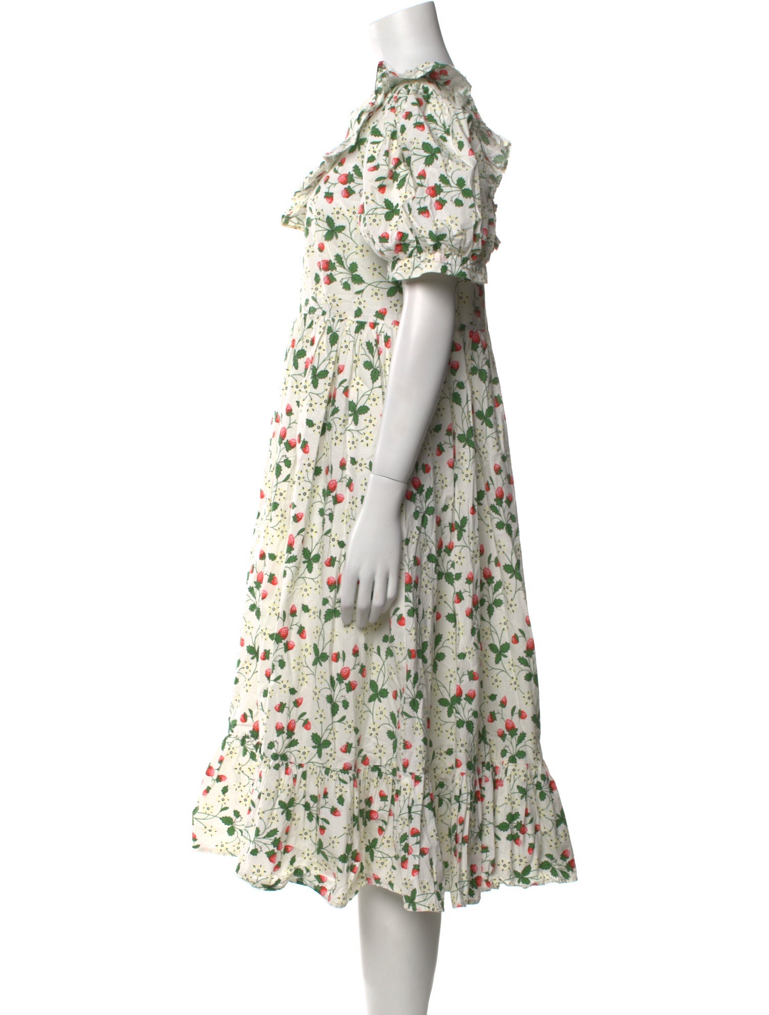 Batsheva x Laura Ashley Floral Print Midi Length Dress