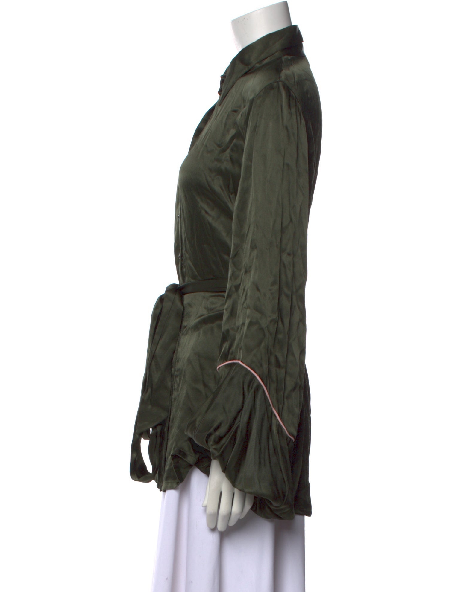 Baruni Long Sleeve Button-Up Top